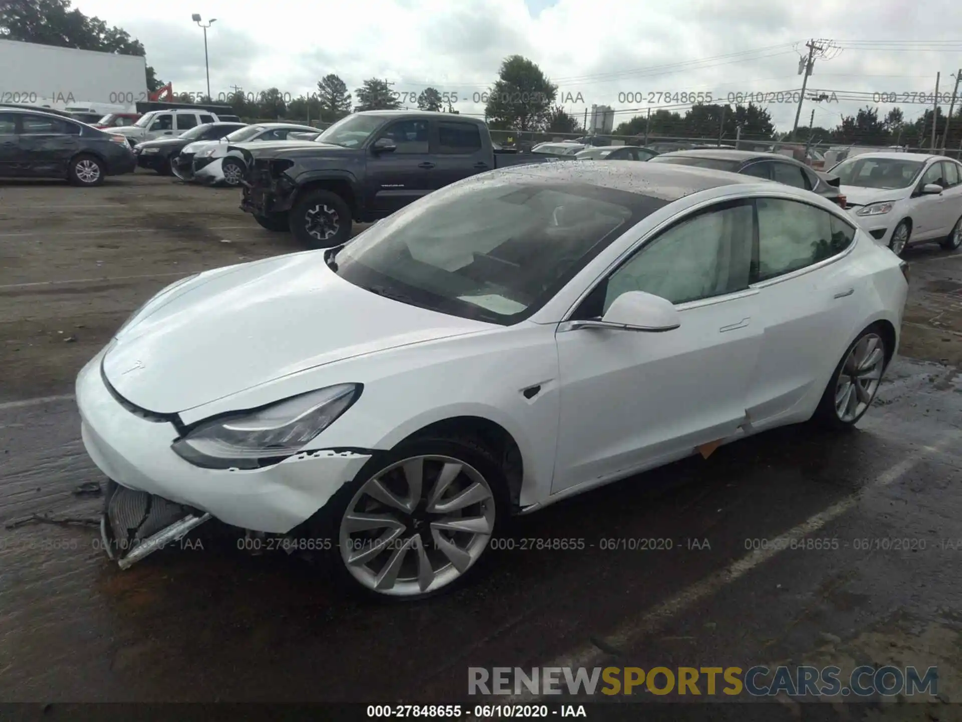 6 Фотография поврежденного автомобиля 5YJ3E1EA8KF402438 TESLA MODEL 3 2019