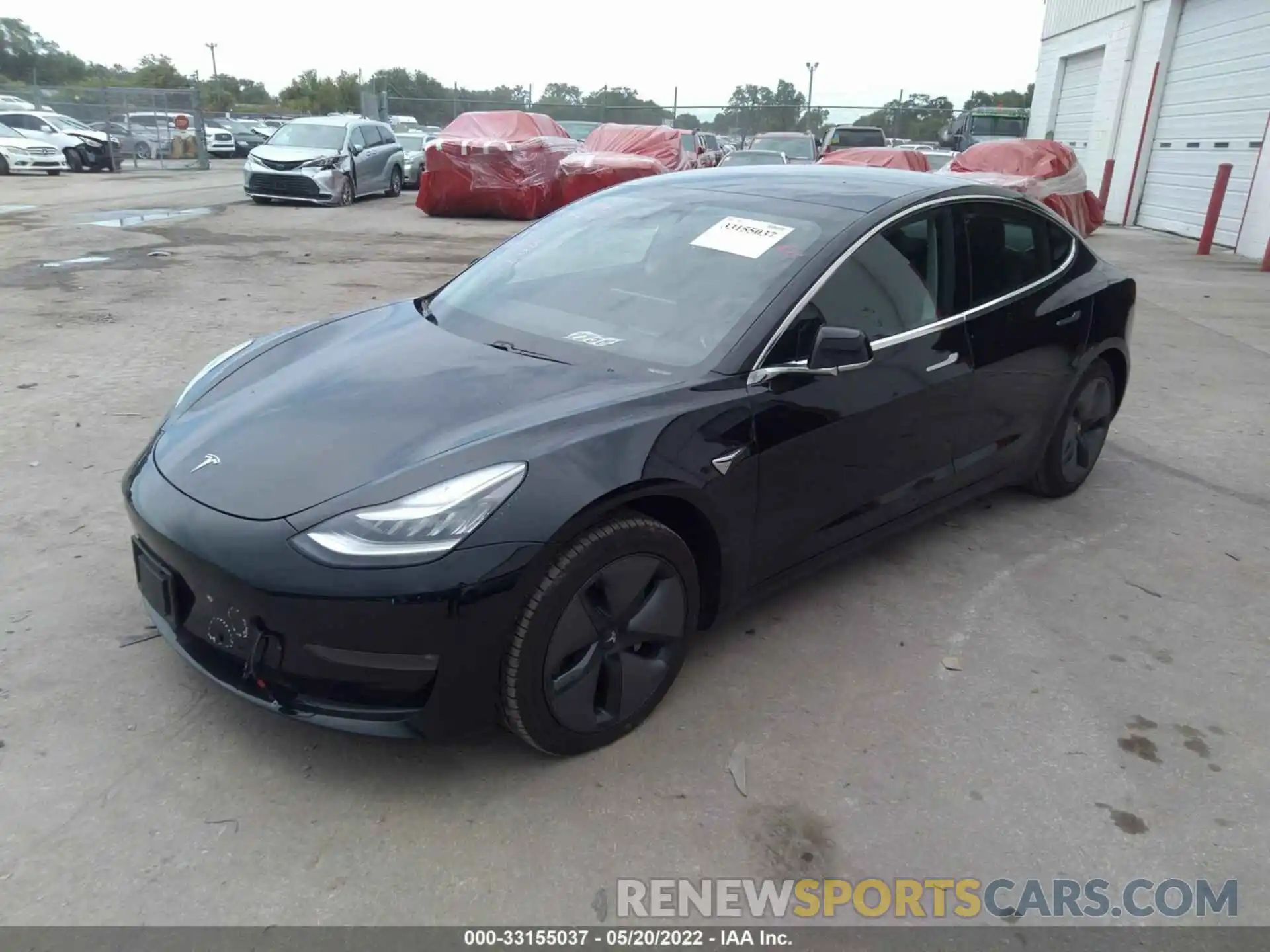 2 Photograph of a damaged car 5YJ3E1EA8KF409759 TESLA MODEL 3 2019