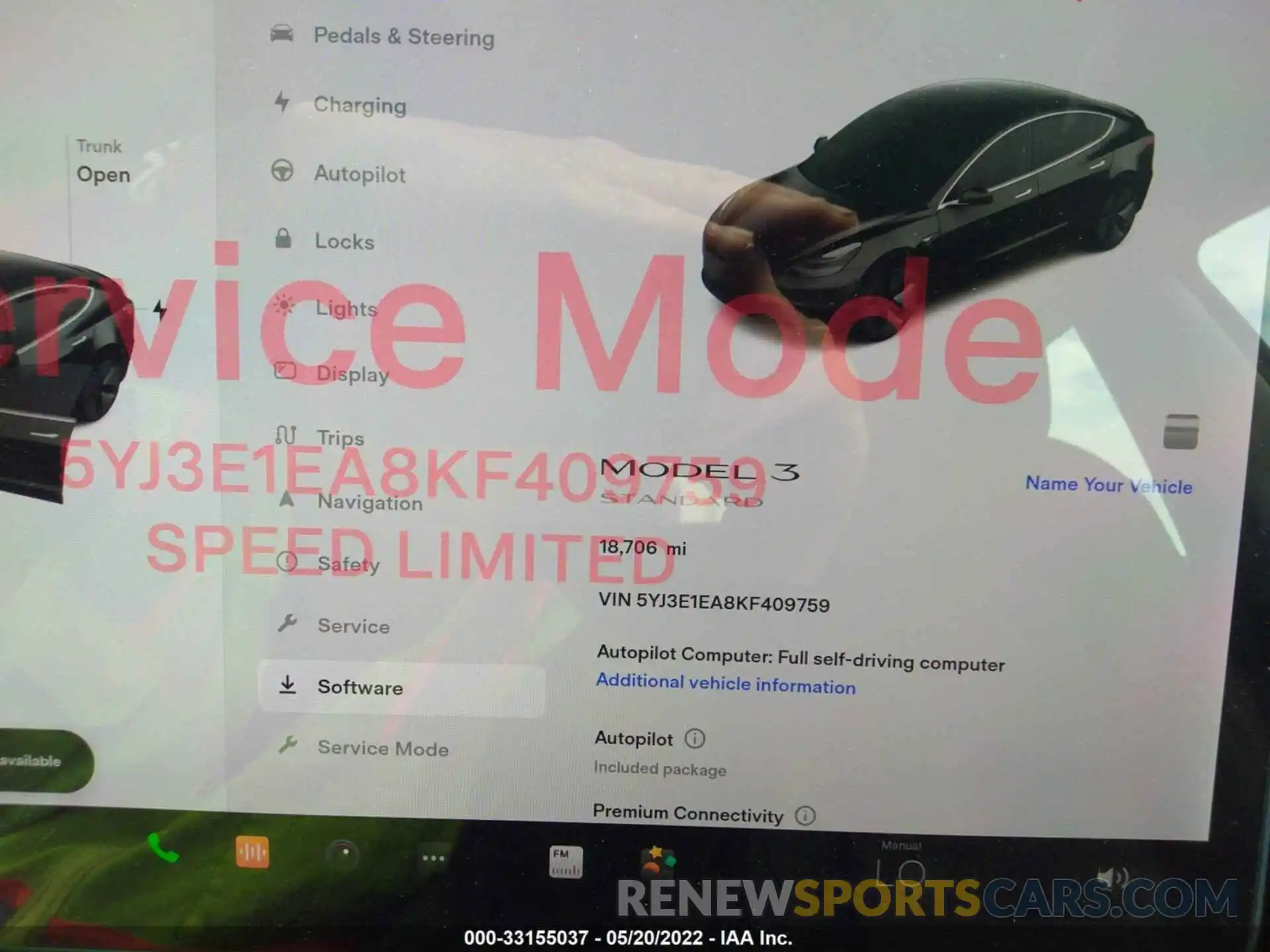 7 Фотография поврежденного автомобиля 5YJ3E1EA8KF409759 TESLA MODEL 3 2019