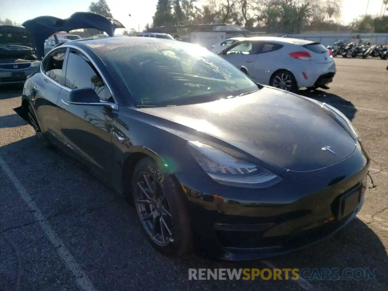 1 Photograph of a damaged car 5YJ3E1EA8KF410099 TESLA MODEL 3 2019