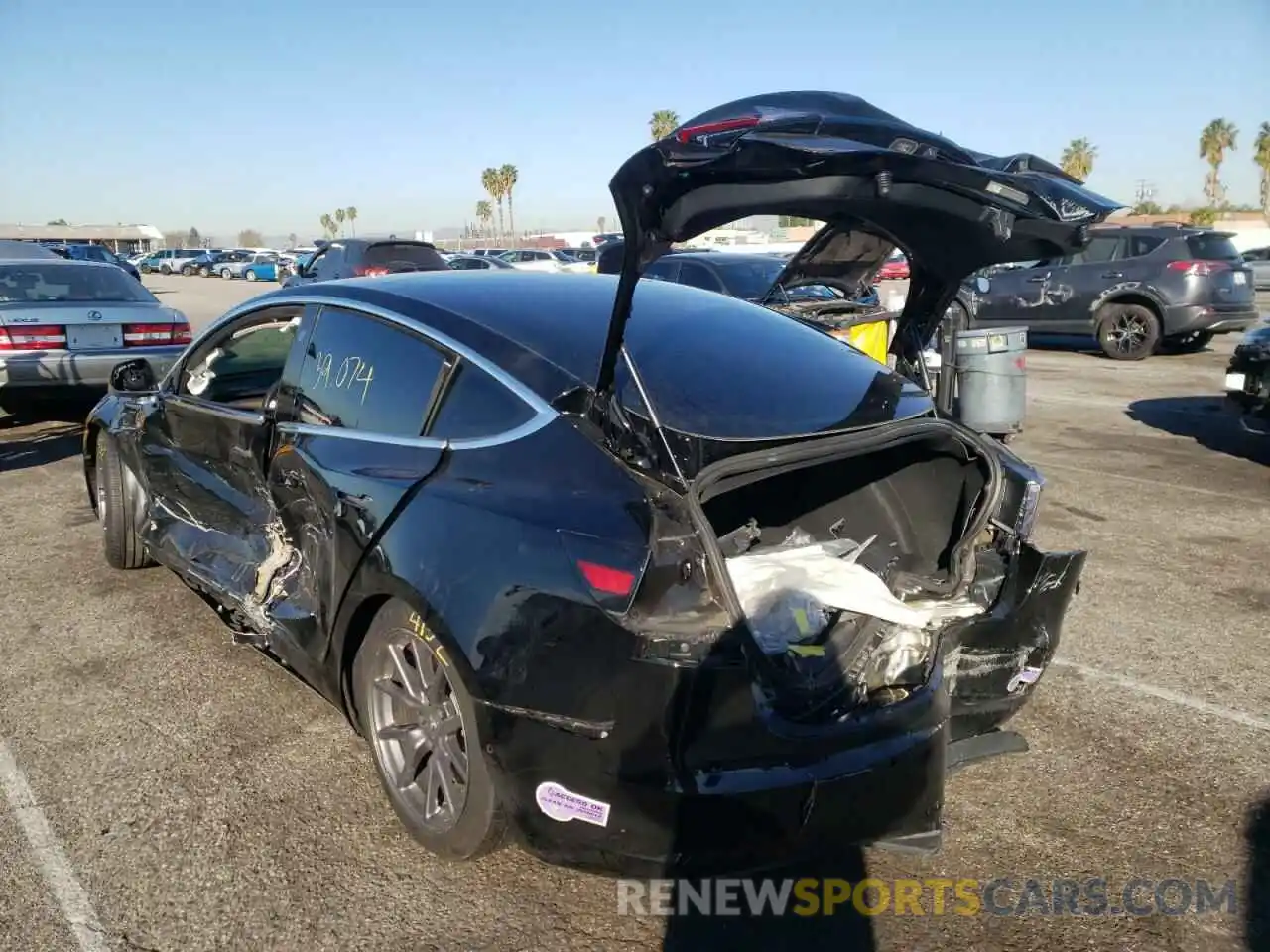 3 Photograph of a damaged car 5YJ3E1EA8KF410099 TESLA MODEL 3 2019