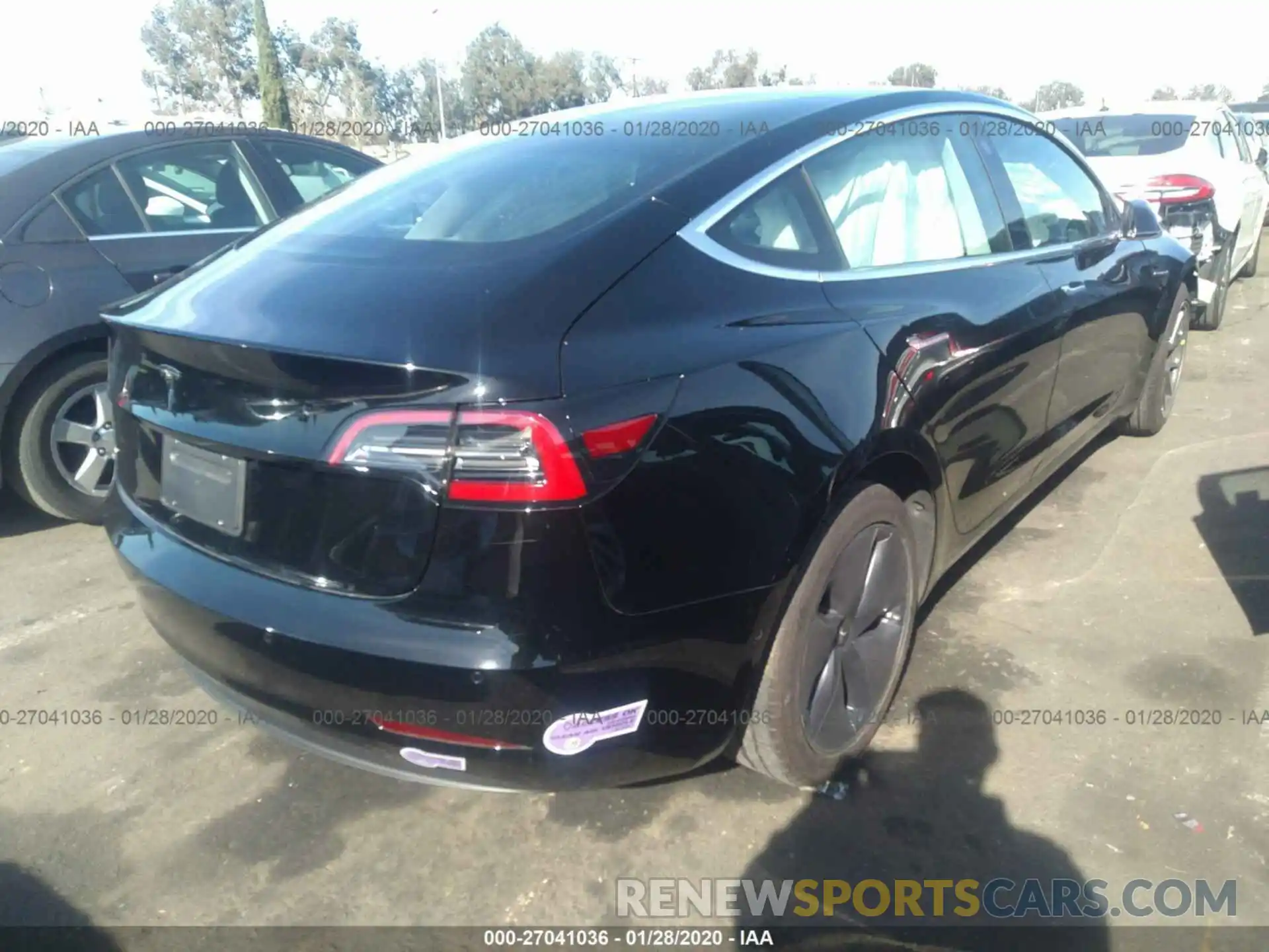 4 Photograph of a damaged car 5YJ3E1EA8KF410474 TESLA MODEL 3 2019