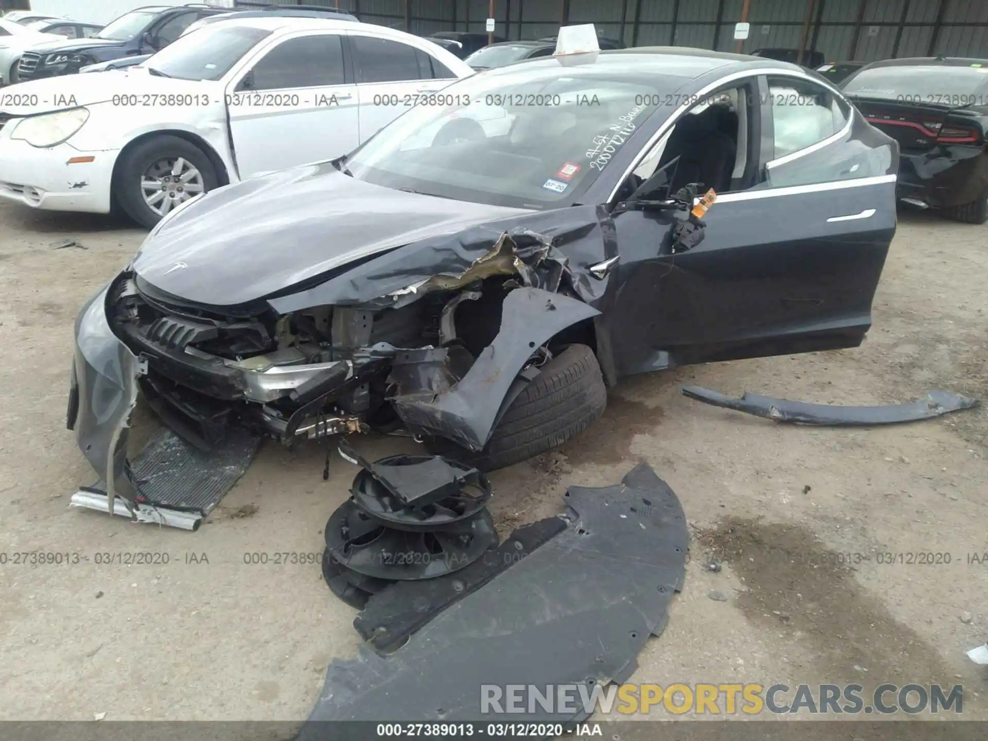 6 Photograph of a damaged car 5YJ3E1EA8KF411379 TESLA MODEL 3 2019