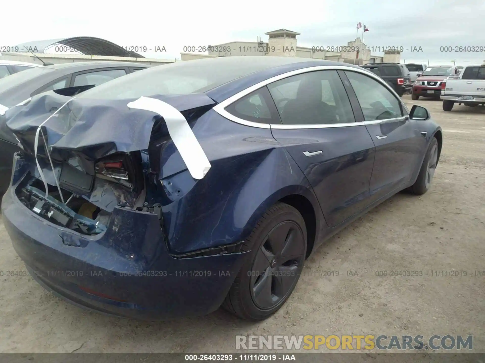 4 Photograph of a damaged car 5YJ3E1EA8KF411866 TESLA MODEL 3 2019