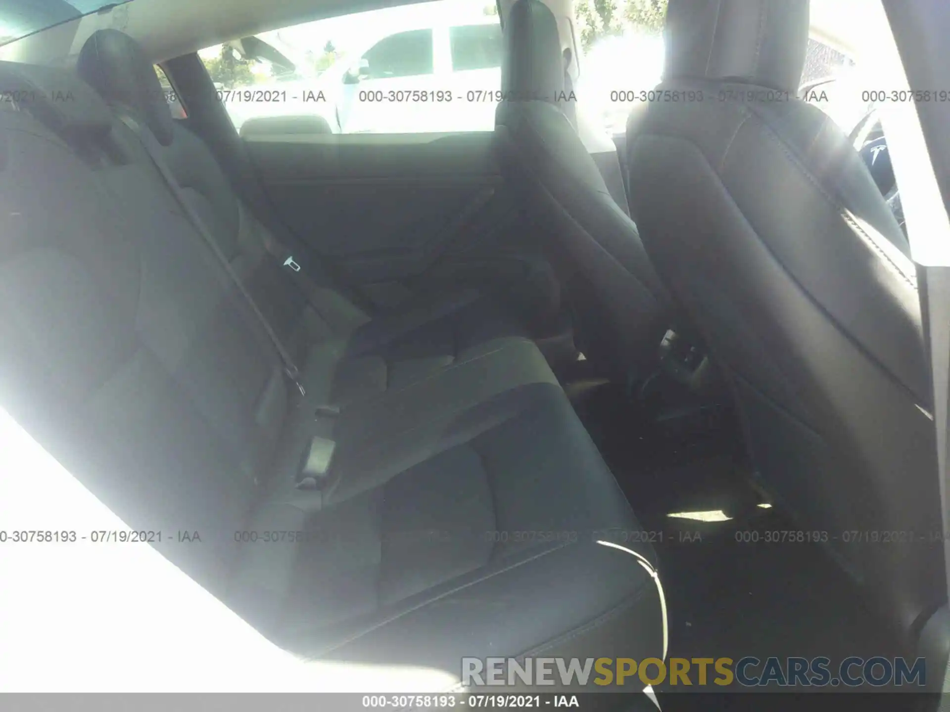 8 Photograph of a damaged car 5YJ3E1EA8KF412158 TESLA MODEL 3 2019