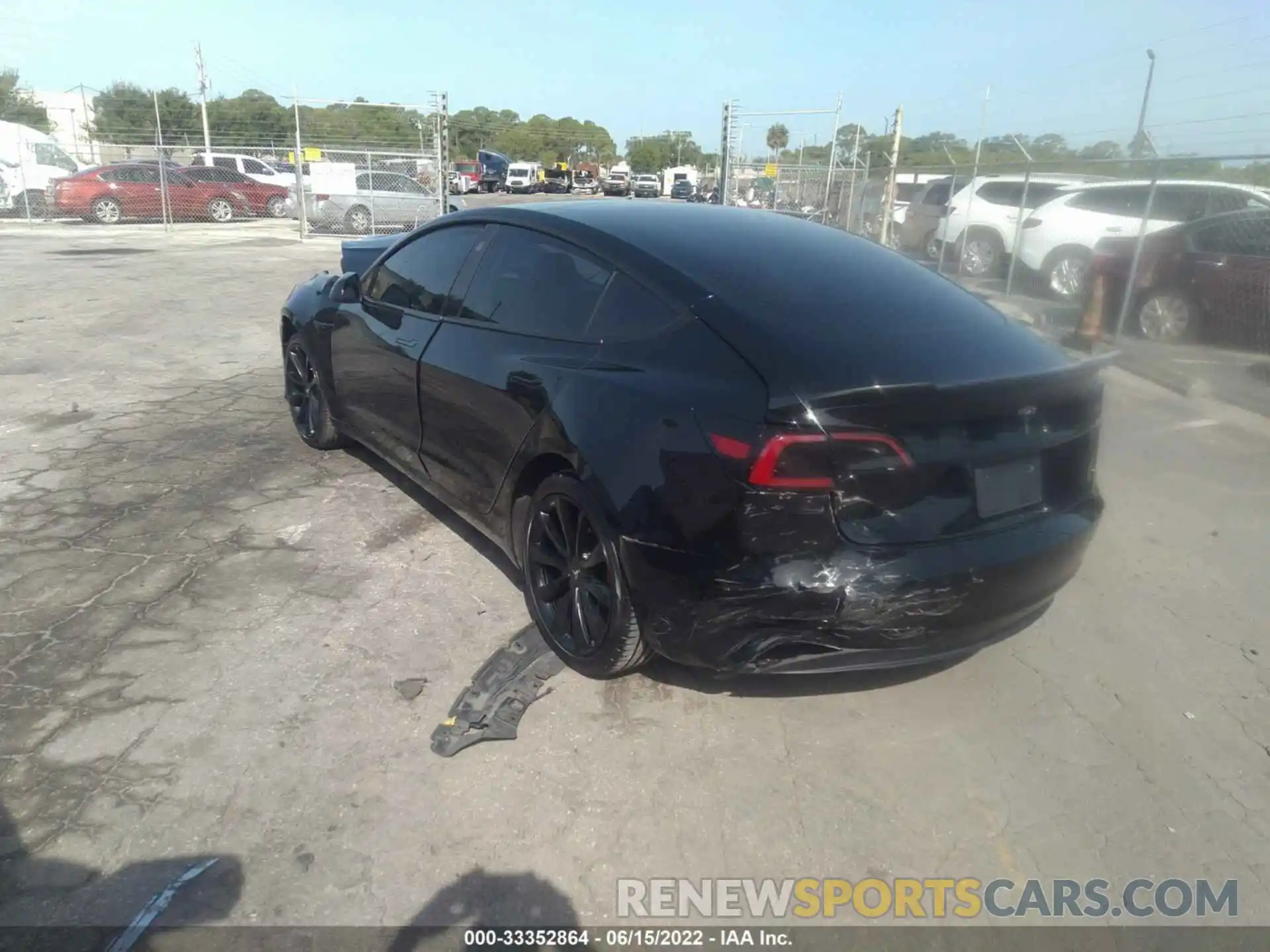 3 Photograph of a damaged car 5YJ3E1EA8KF412385 TESLA MODEL 3 2019