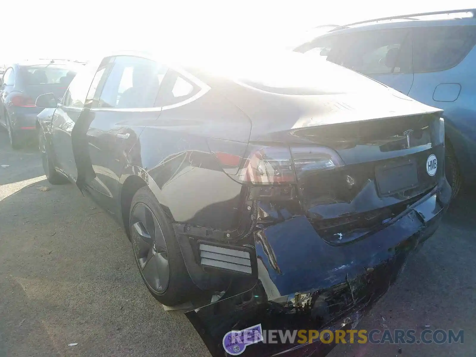 3 Photograph of a damaged car 5YJ3E1EA8KF416114 TESLA MODEL 3 2019