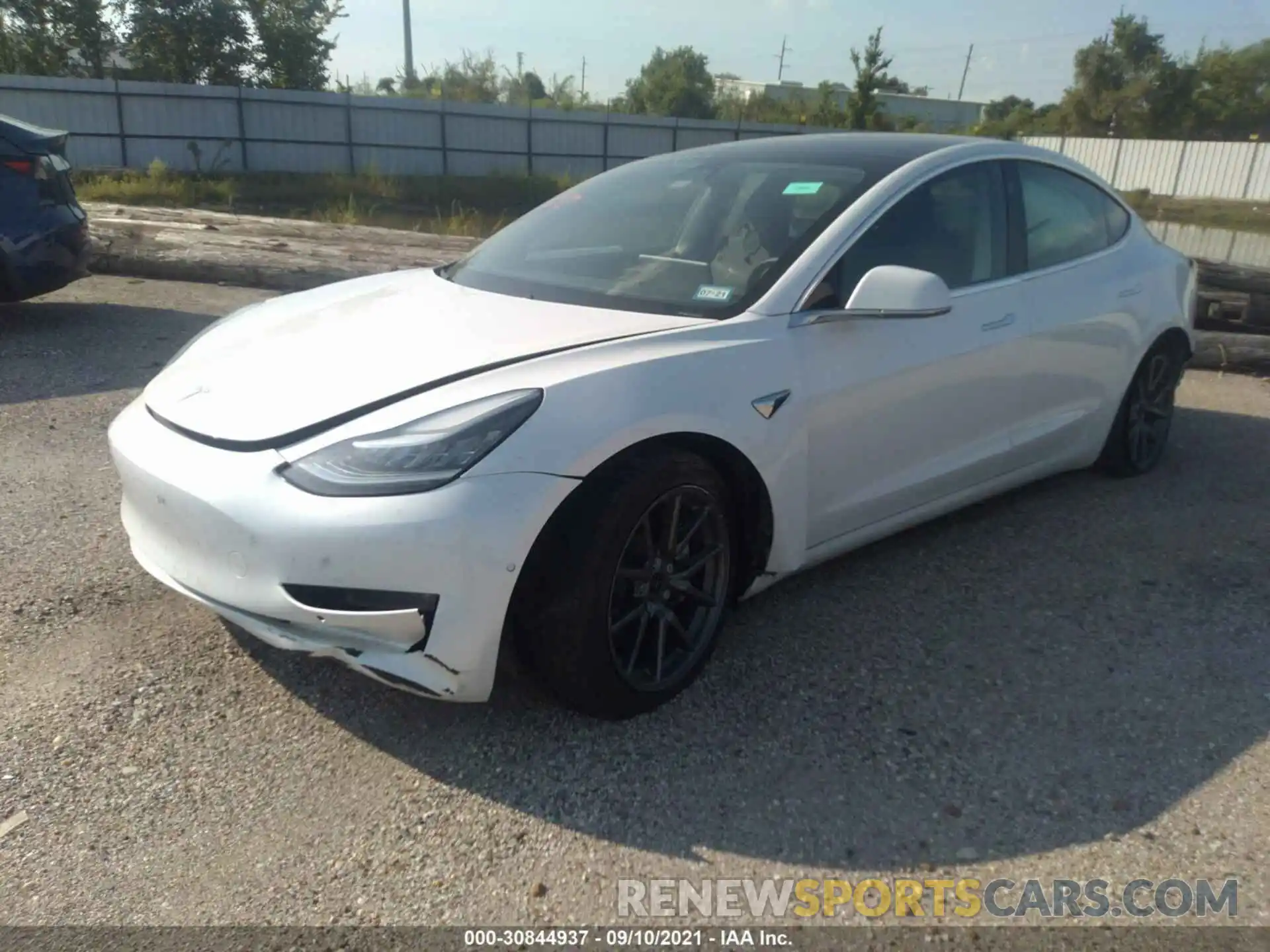 2 Photograph of a damaged car 5YJ3E1EA8KF416789 TESLA MODEL 3 2019