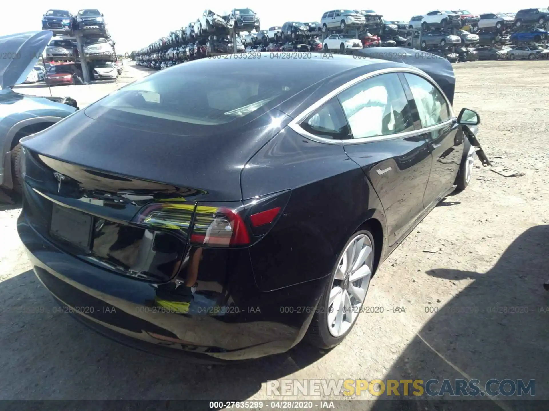 4 Photograph of a damaged car 5YJ3E1EA8KF417053 TESLA MODEL 3 2019