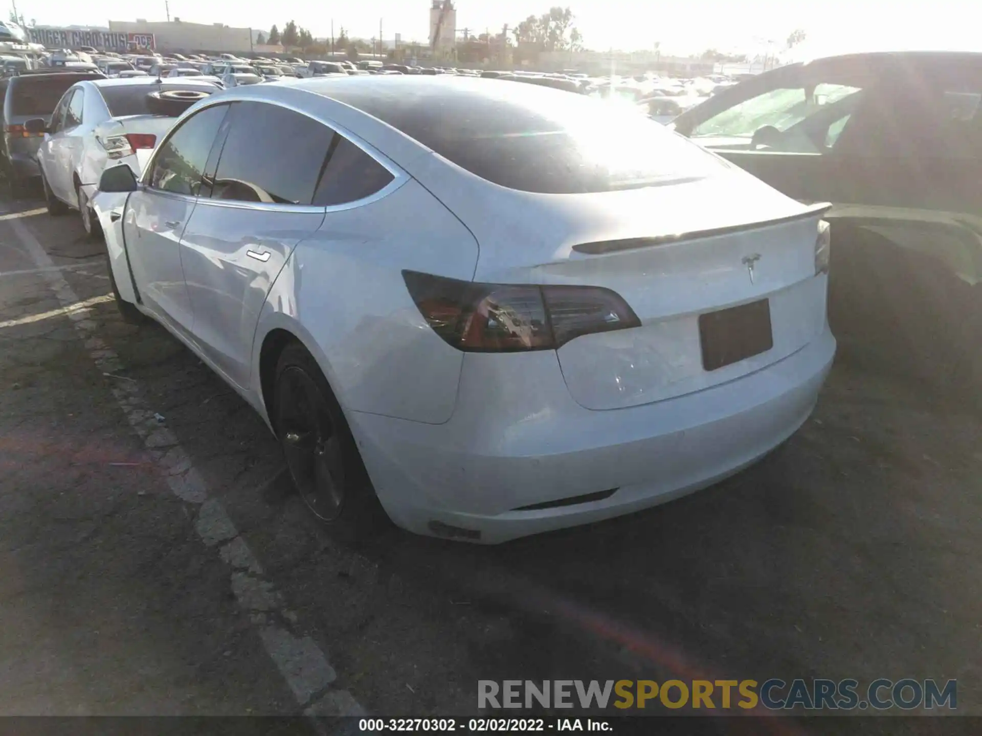 3 Photograph of a damaged car 5YJ3E1EA8KF425167 TESLA MODEL 3 2019