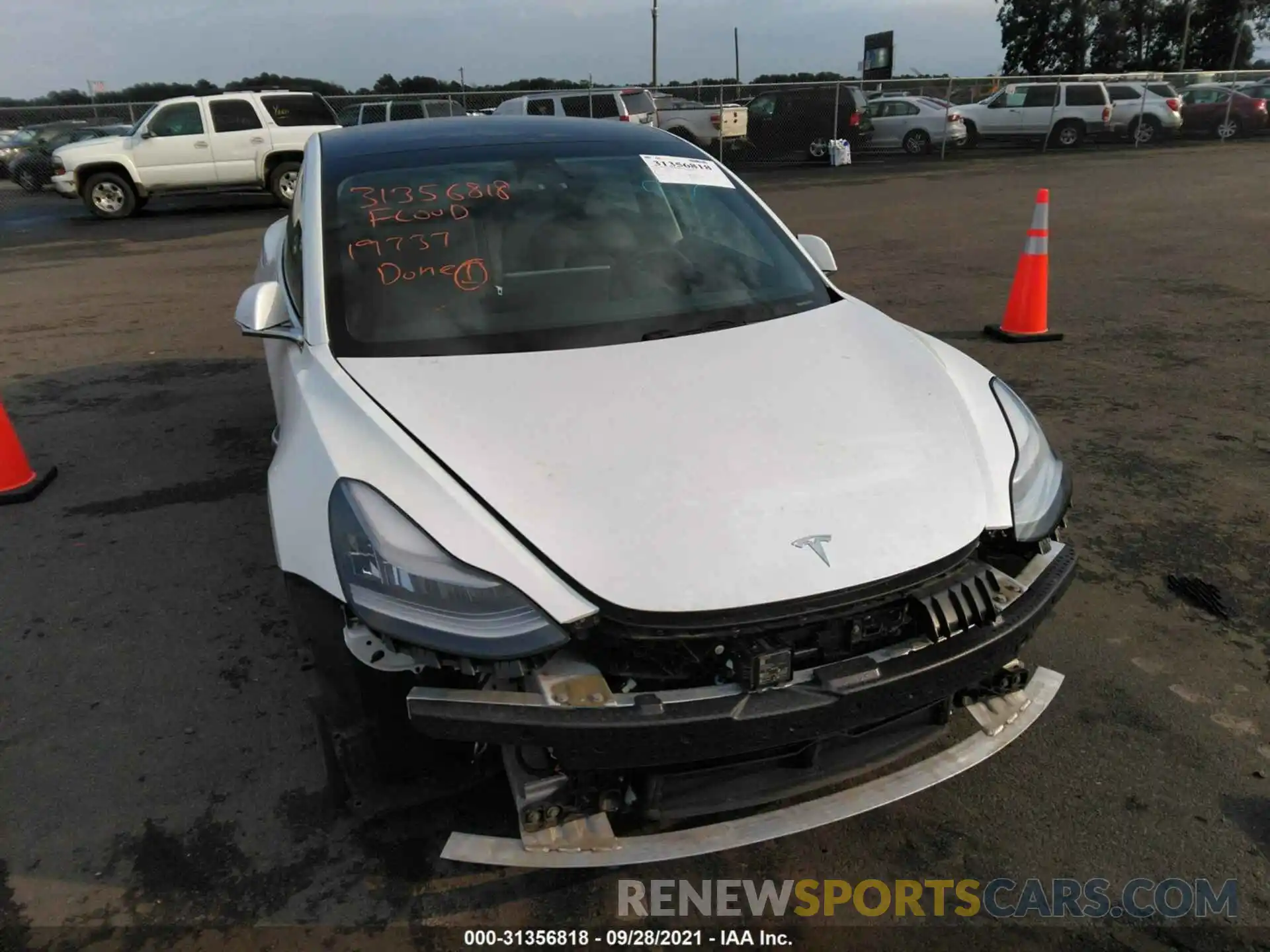 6 Photograph of a damaged car 5YJ3E1EA8KF428912 TESLA MODEL 3 2019