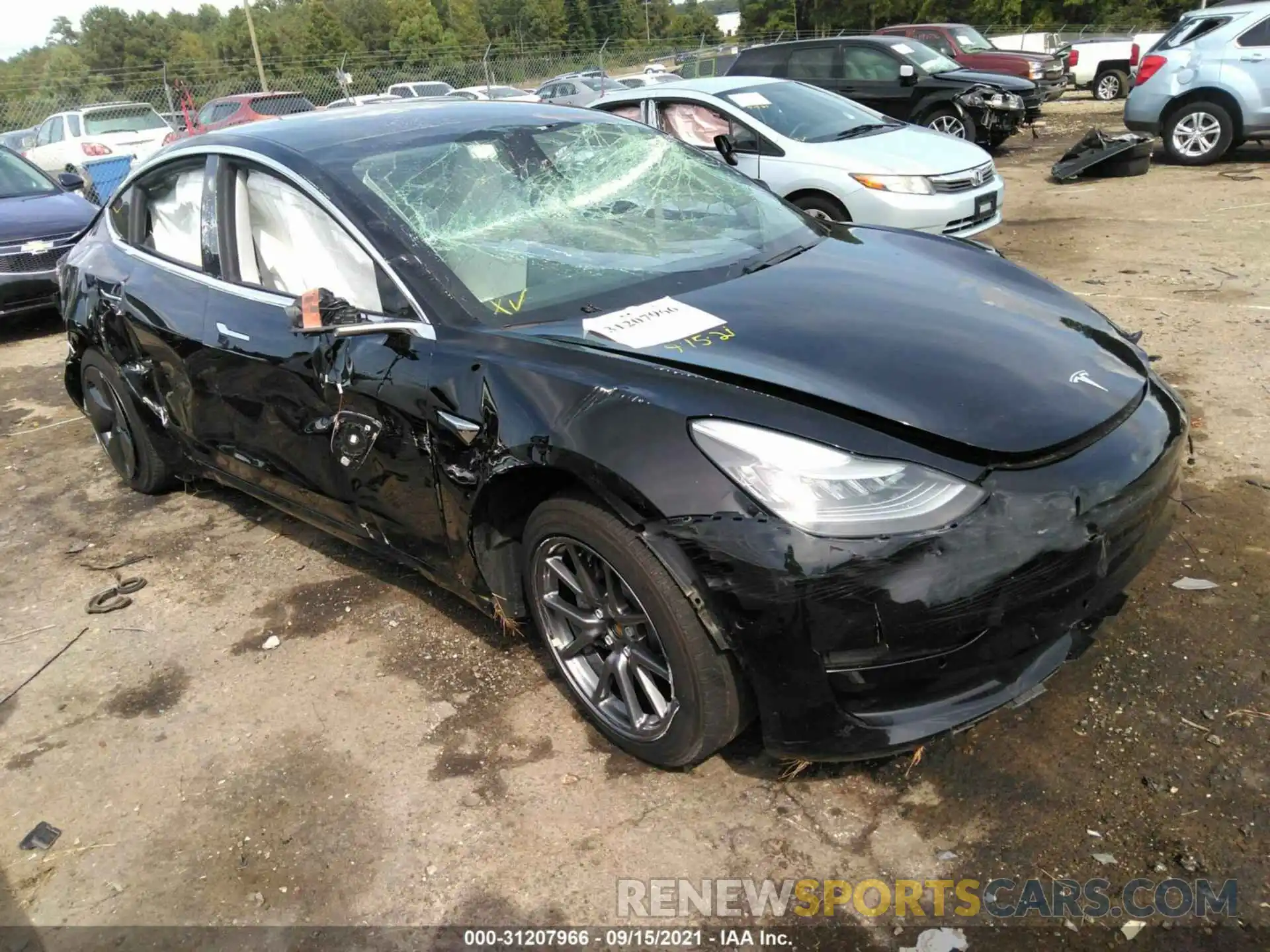 1 Фотография поврежденного автомобиля 5YJ3E1EA8KF431387 TESLA MODEL 3 2019