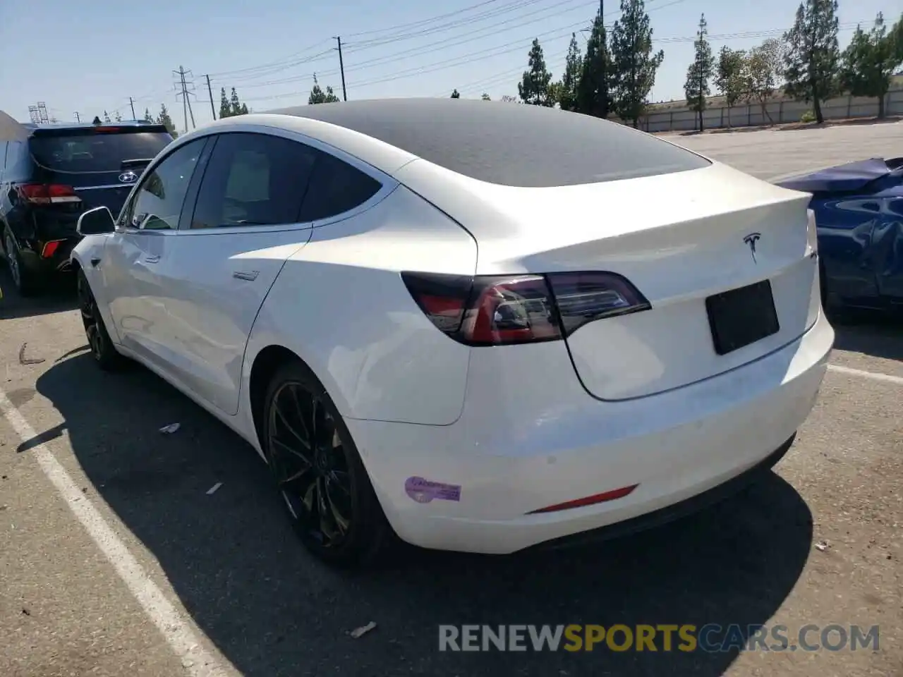 3 Photograph of a damaged car 5YJ3E1EA8KF432118 TESLA MODEL 3 2019