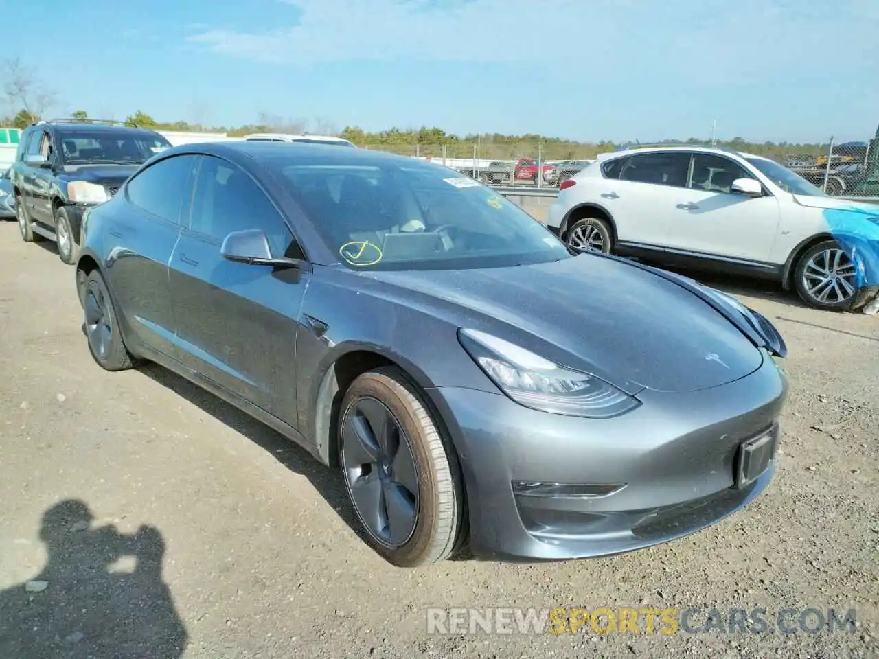 1 Фотография поврежденного автомобиля 5YJ3E1EA8KF436492 TESLA MODEL 3 2019