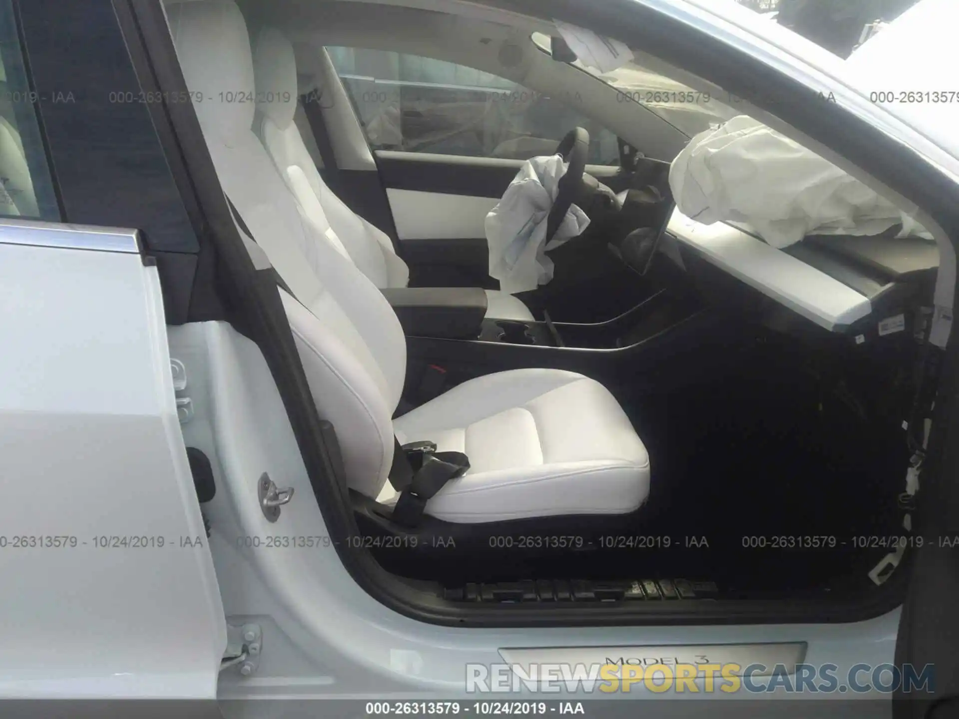 5 Photograph of a damaged car 5YJ3E1EA8KF444964 TESLA MODEL 3 2019