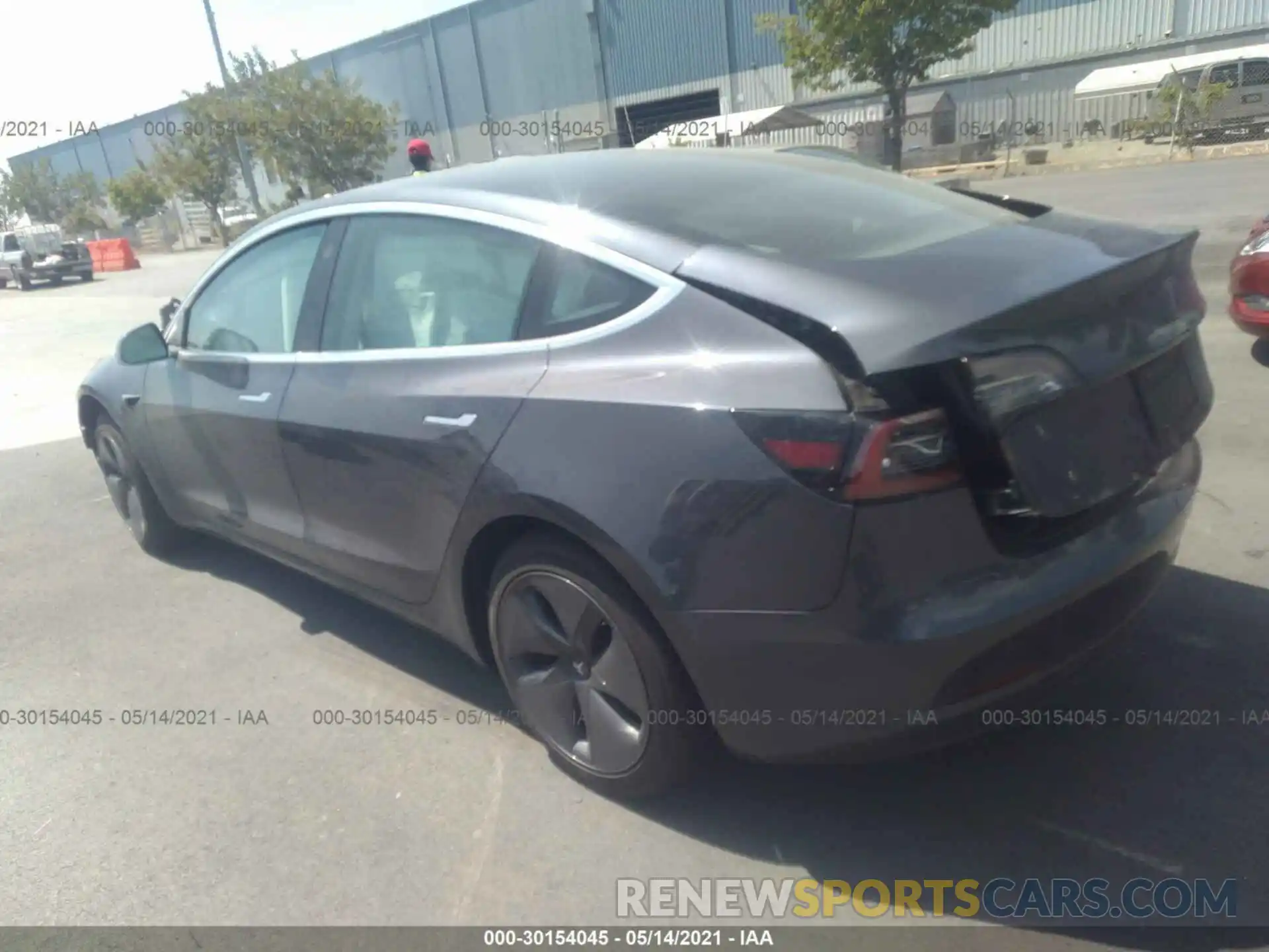 3 Photograph of a damaged car 5YJ3E1EA8KF447492 TESLA MODEL 3 2019