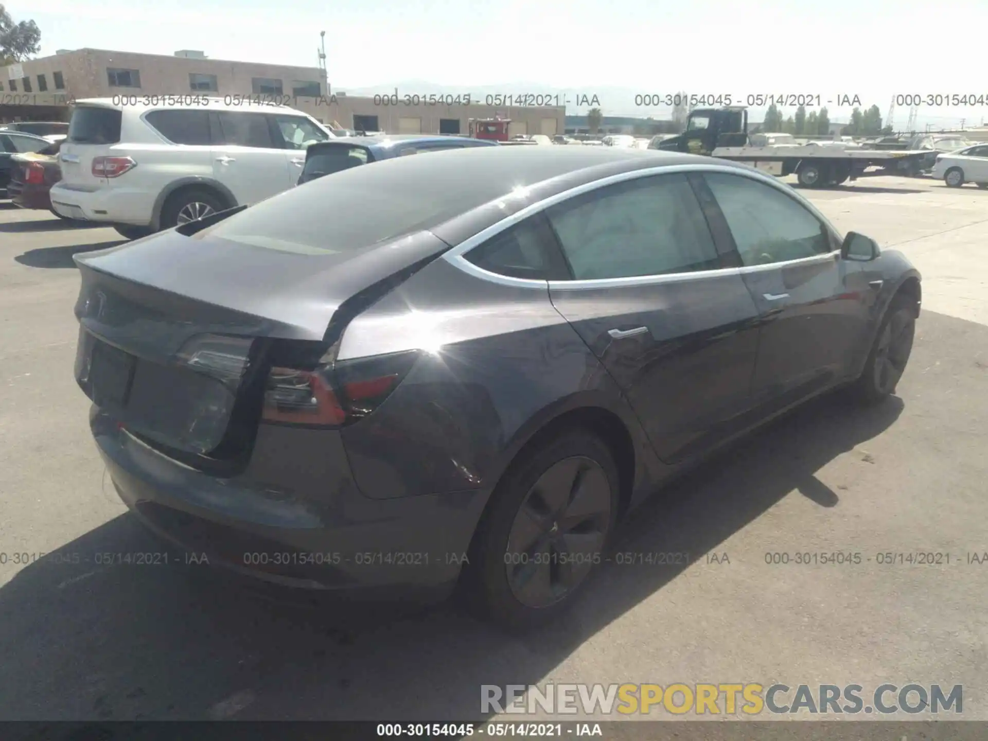 4 Photograph of a damaged car 5YJ3E1EA8KF447492 TESLA MODEL 3 2019