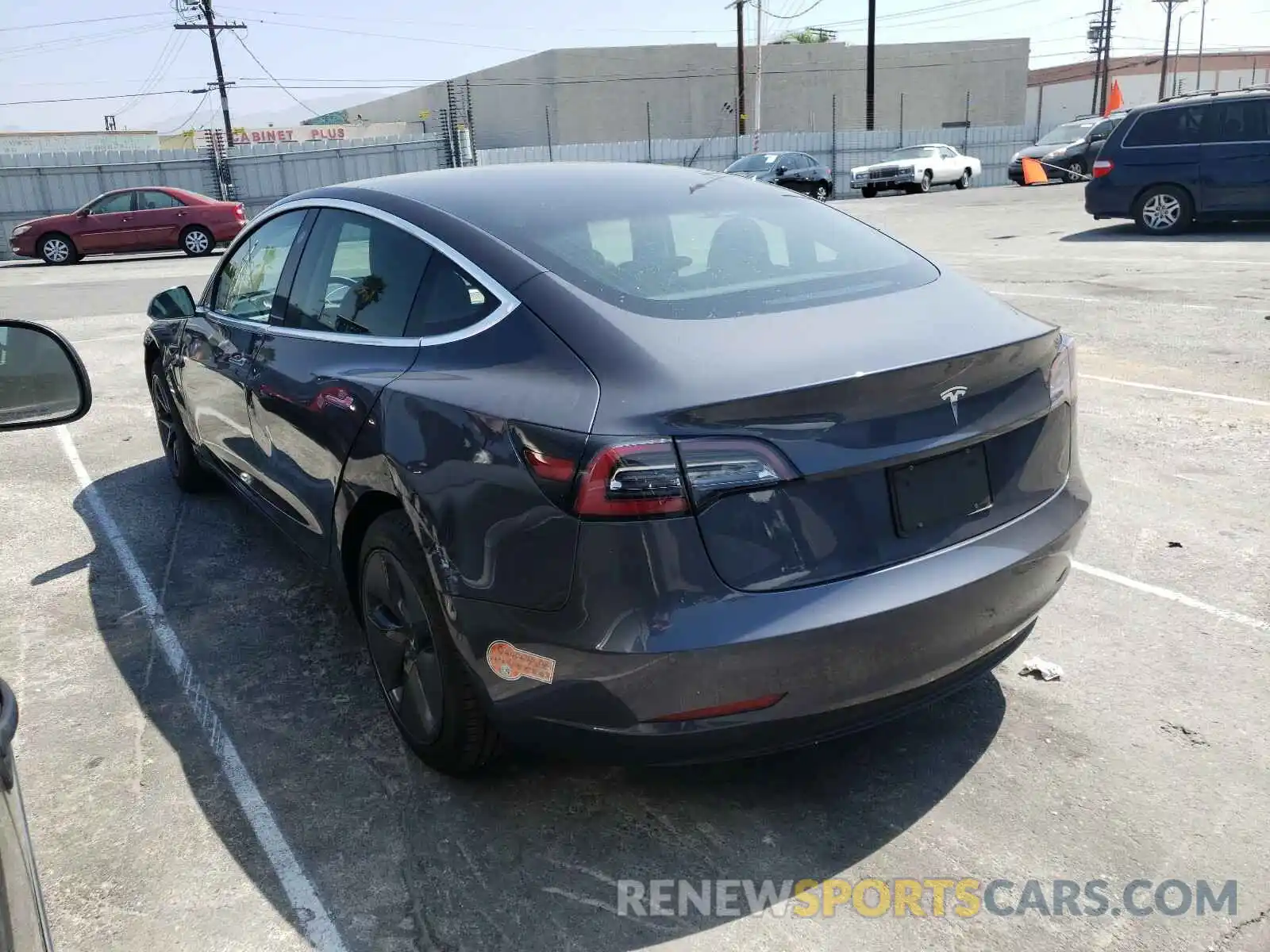 3 Photograph of a damaged car 5YJ3E1EA8KF447525 TESLA MODEL 3 2019