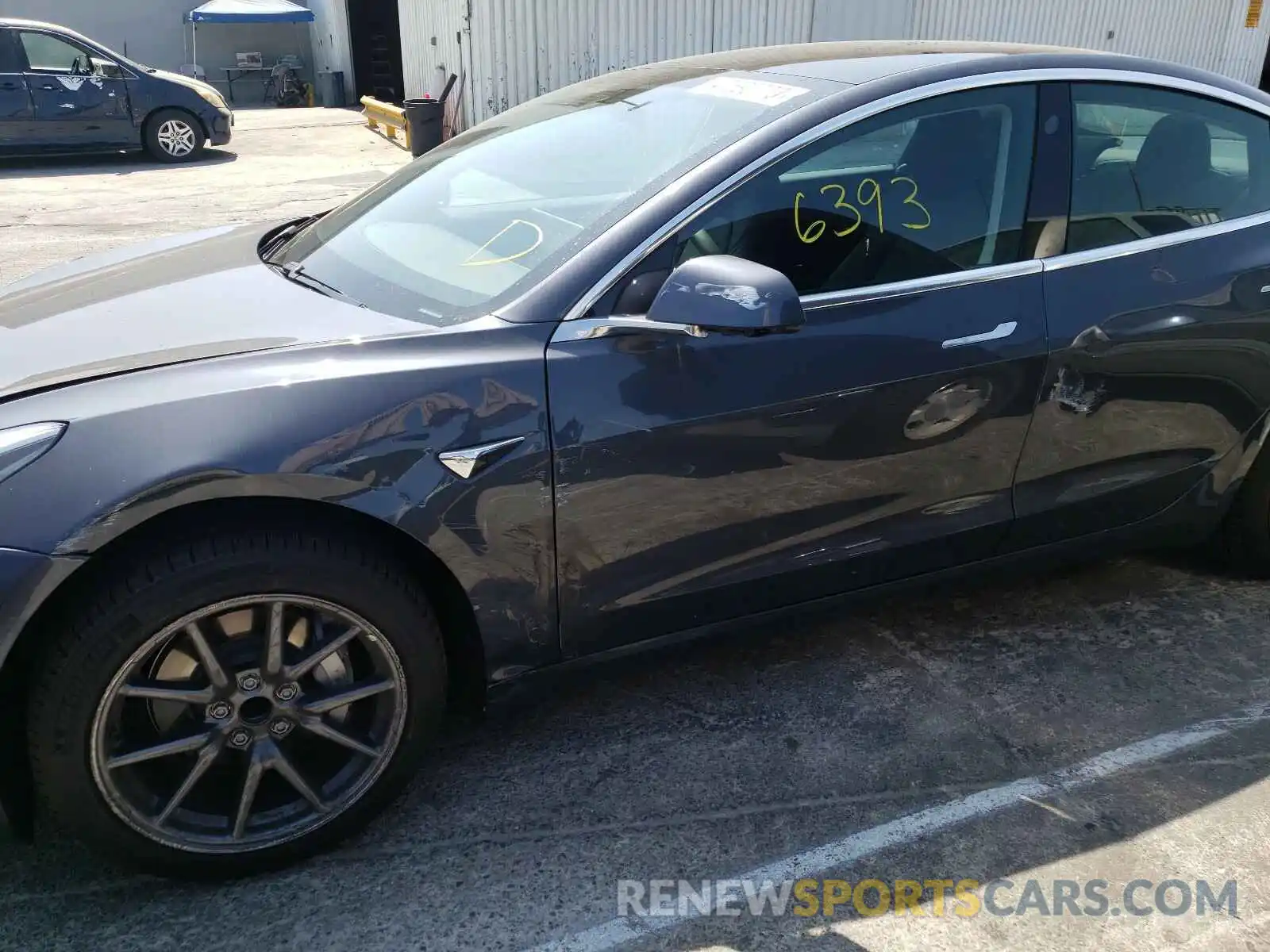 9 Photograph of a damaged car 5YJ3E1EA8KF447525 TESLA MODEL 3 2019