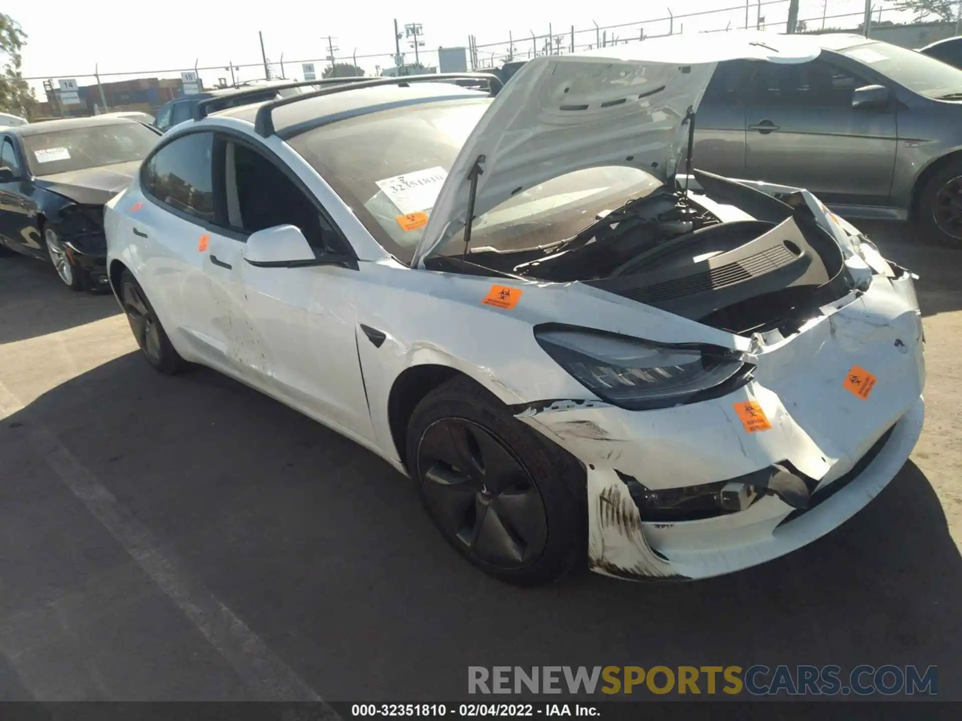 1 Photograph of a damaged car 5YJ3E1EA8KF464583 TESLA MODEL 3 2019