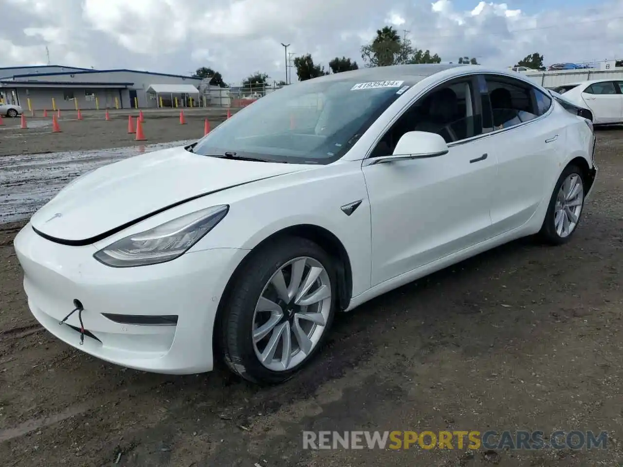 1 Фотография поврежденного автомобиля 5YJ3E1EA8KF476748 TESLA MODEL 3 2019