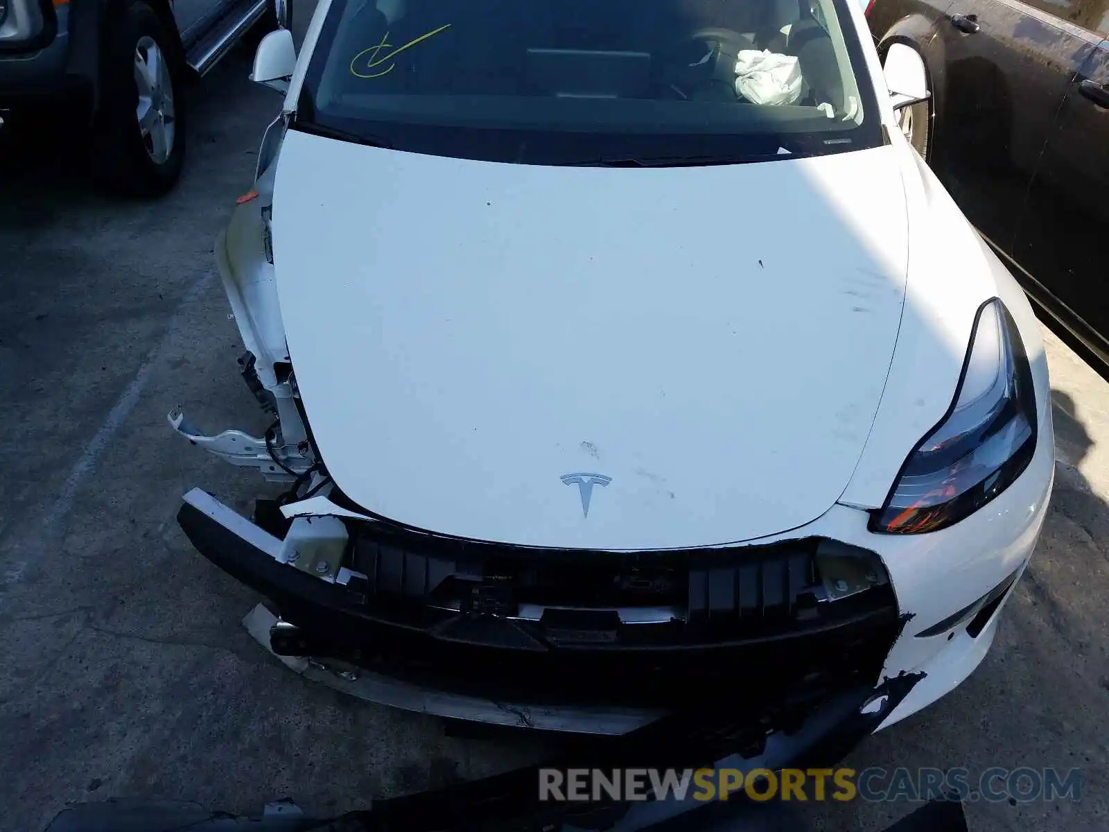 7 Photograph of a damaged car 5YJ3E1EA8KF484753 TESLA MODEL 3 2019