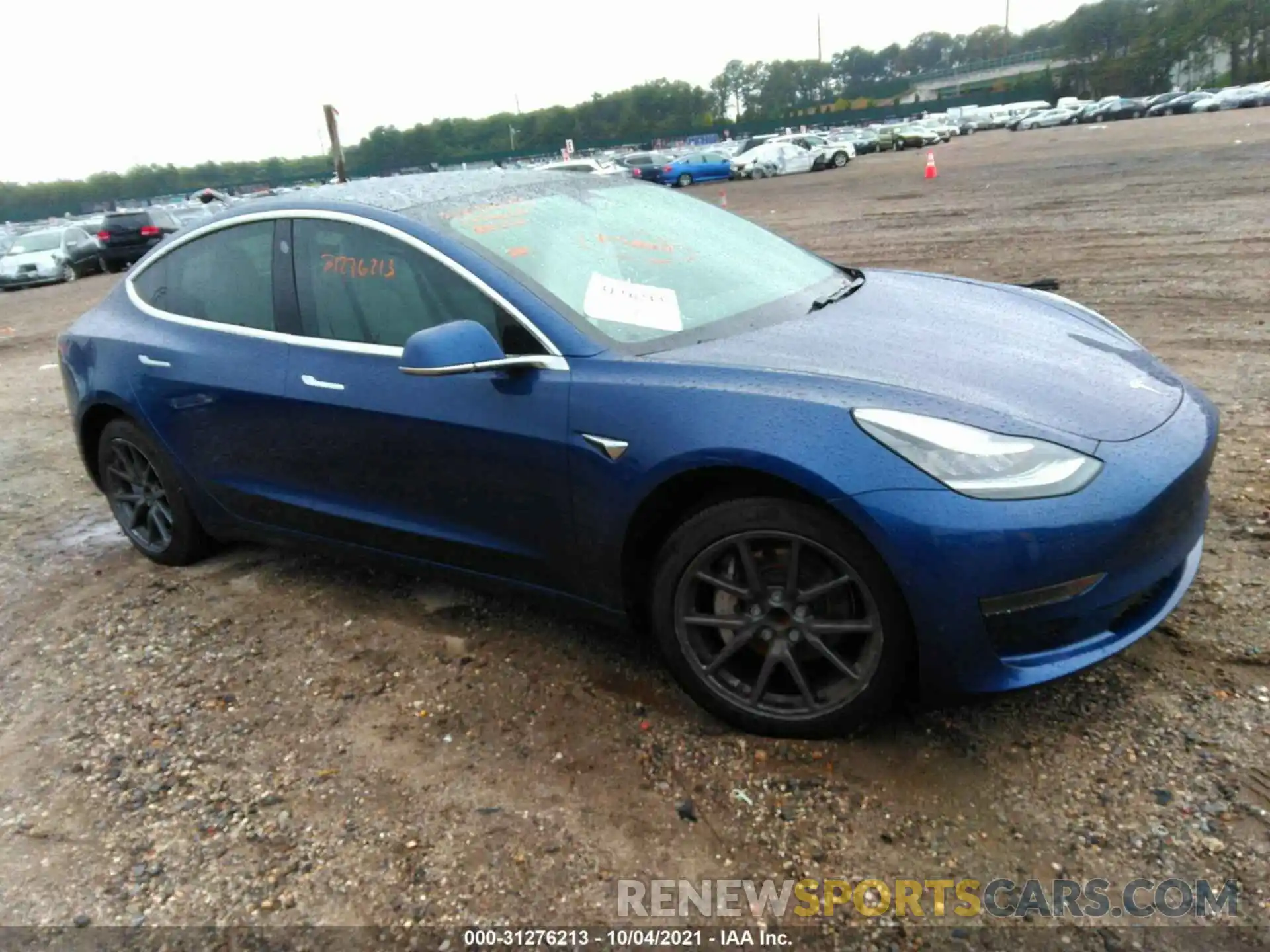 1 Photograph of a damaged car 5YJ3E1EA8KF486065 TESLA MODEL 3 2019