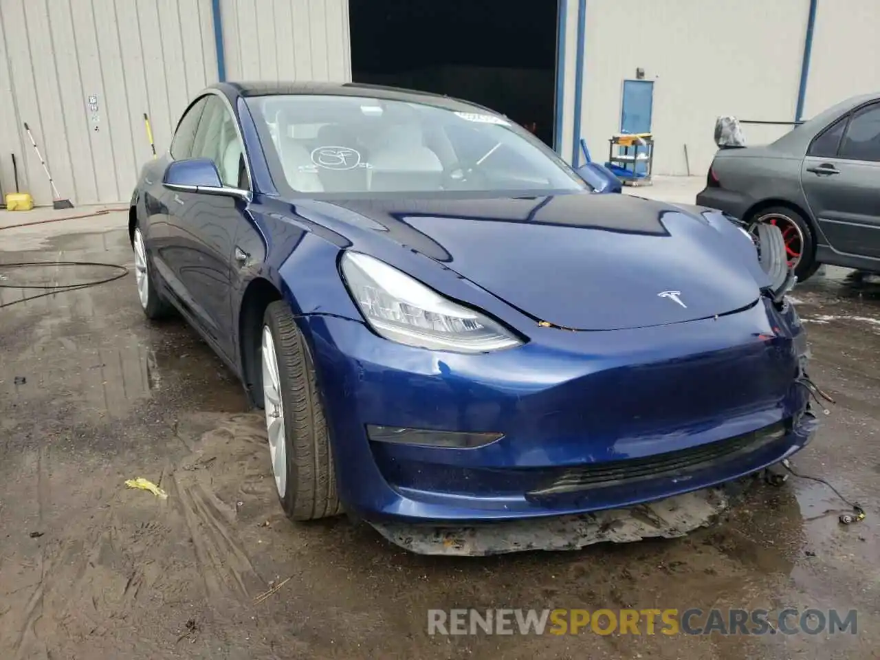 1 Photograph of a damaged car 5YJ3E1EA8KF509750 TESLA MODEL 3 2019