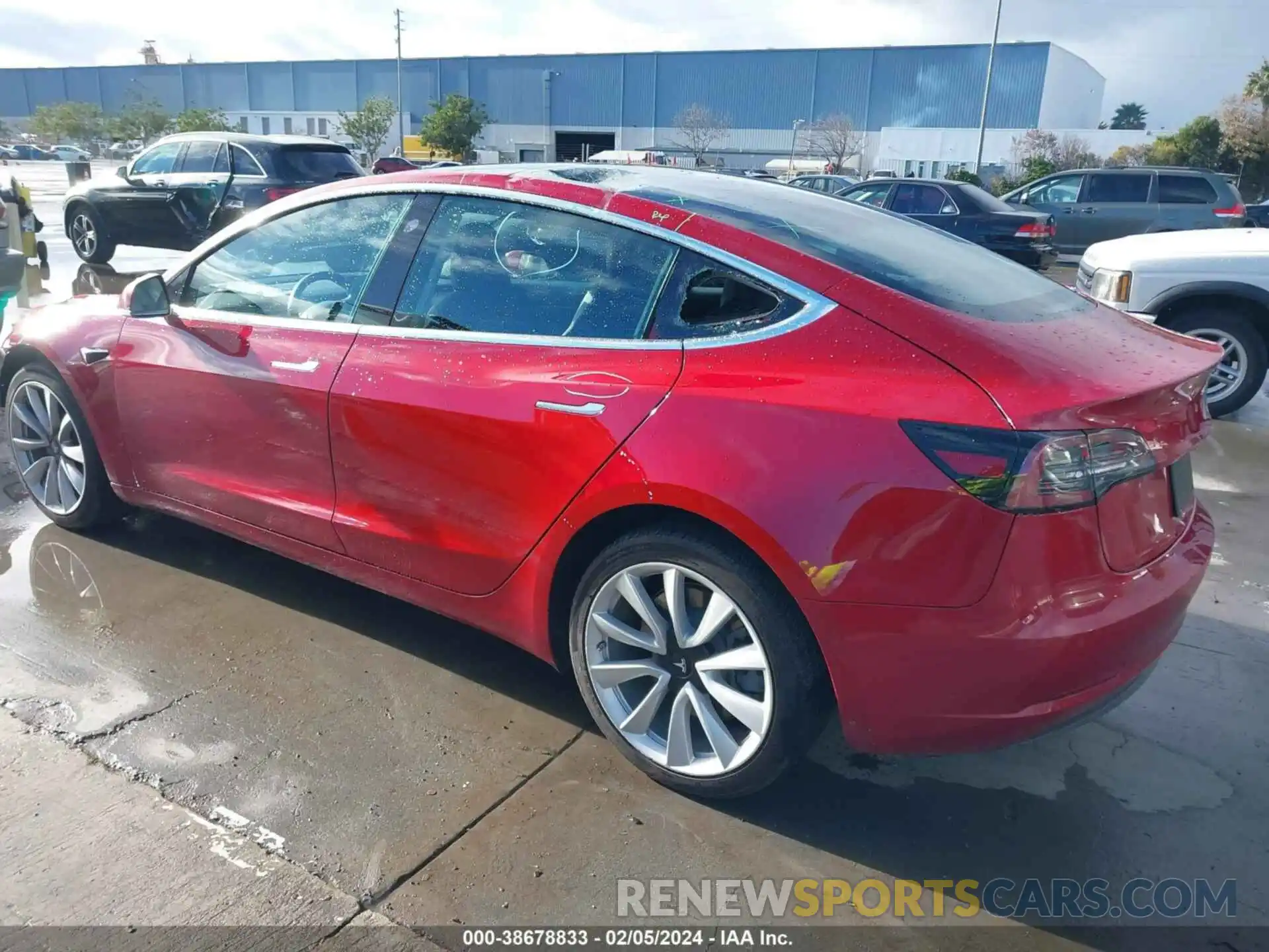 3 Photograph of a damaged car 5YJ3E1EA8KF536902 TESLA MODEL 3 2019