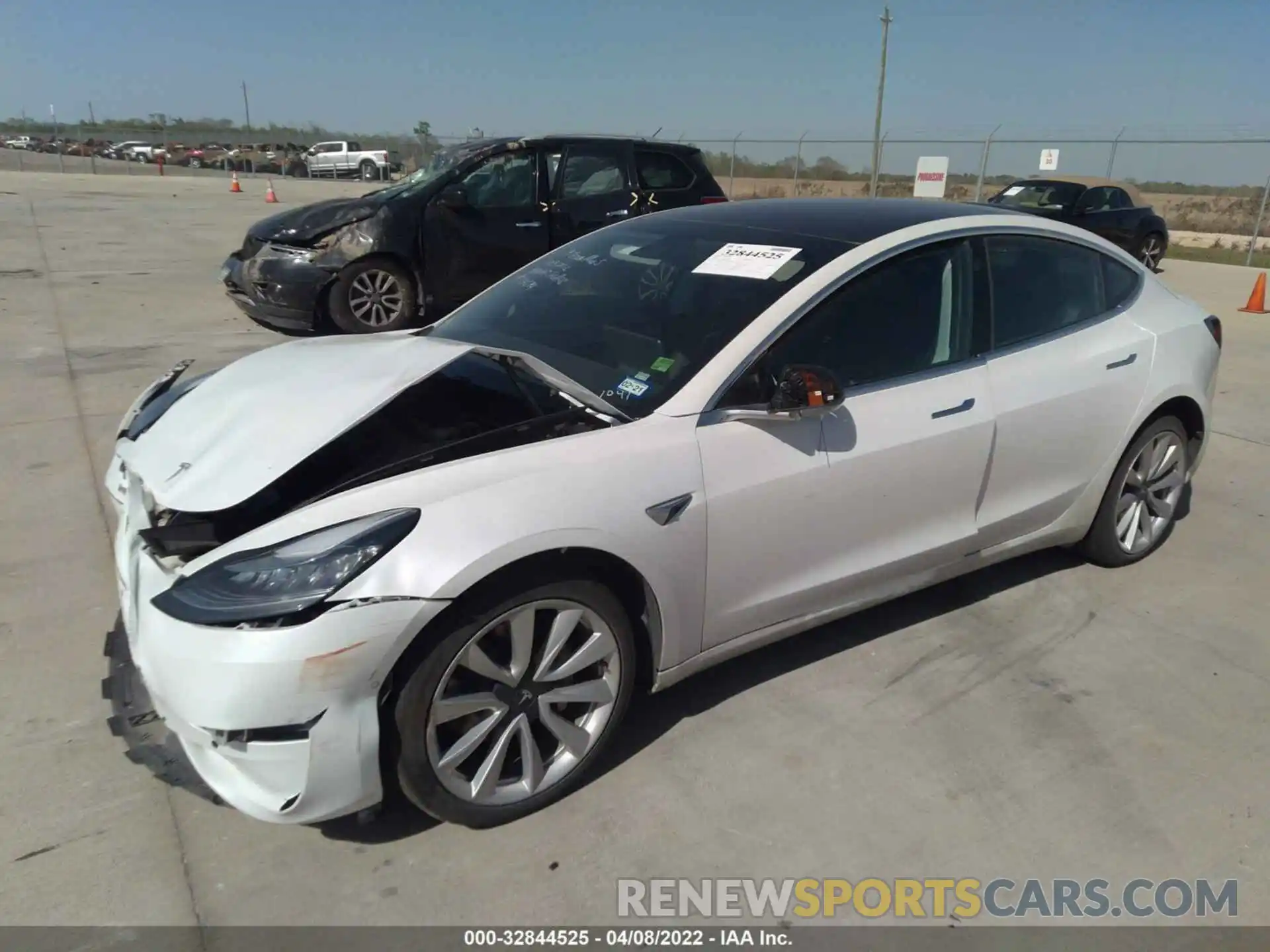 2 Photograph of a damaged car 5YJ3E1EA9KF191041 TESLA MODEL 3 2019