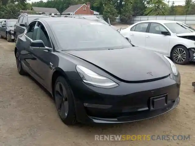 1 Photograph of a damaged car 5YJ3E1EA9KF192979 TESLA MODEL 3 2019