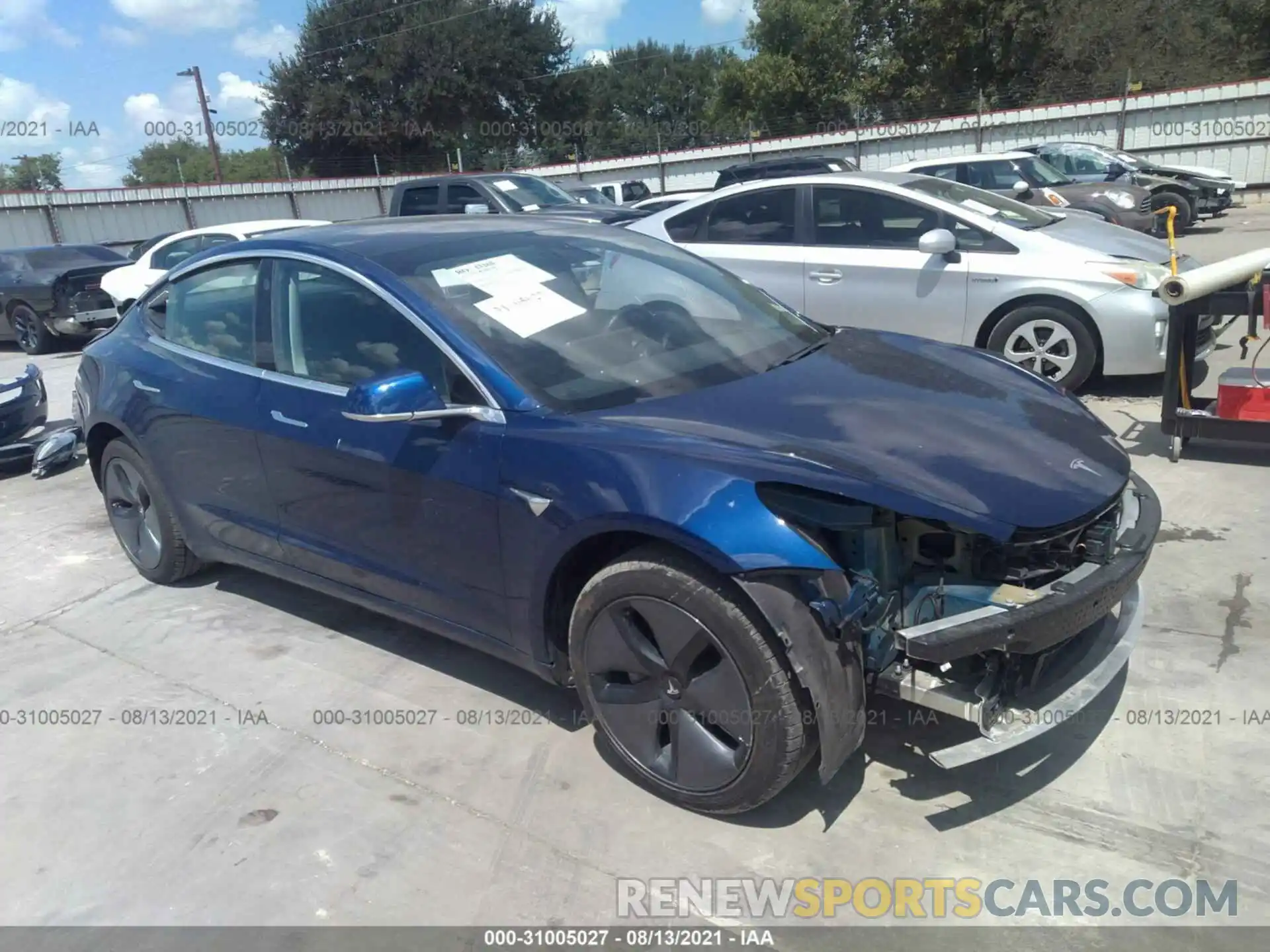 1 Photograph of a damaged car 5YJ3E1EA9KF193579 TESLA MODEL 3 2019