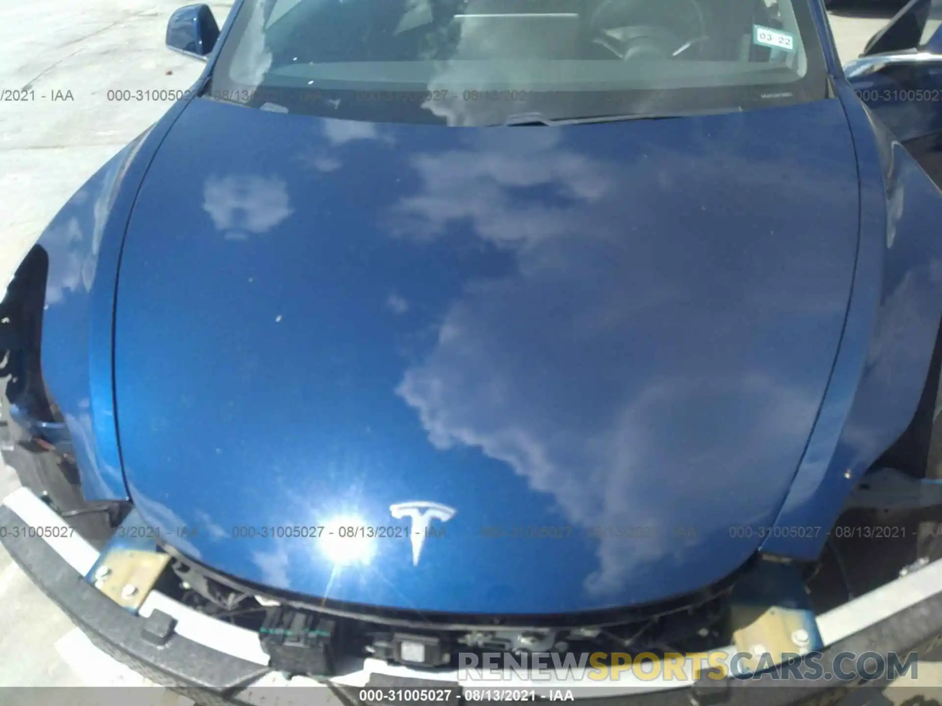 10 Photograph of a damaged car 5YJ3E1EA9KF193579 TESLA MODEL 3 2019