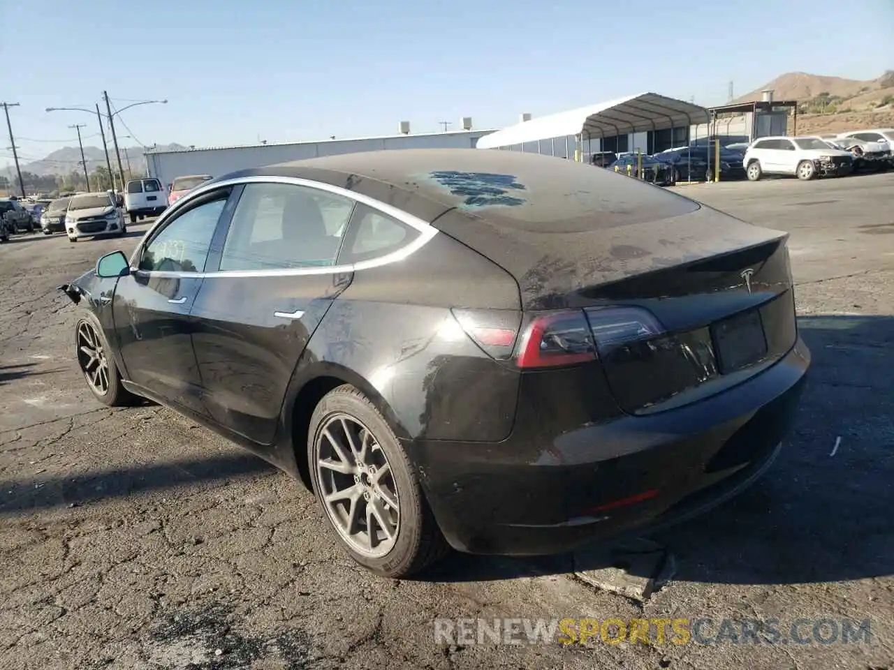 3 Photograph of a damaged car 5YJ3E1EA9KF296694 TESLA MODEL 3 2019