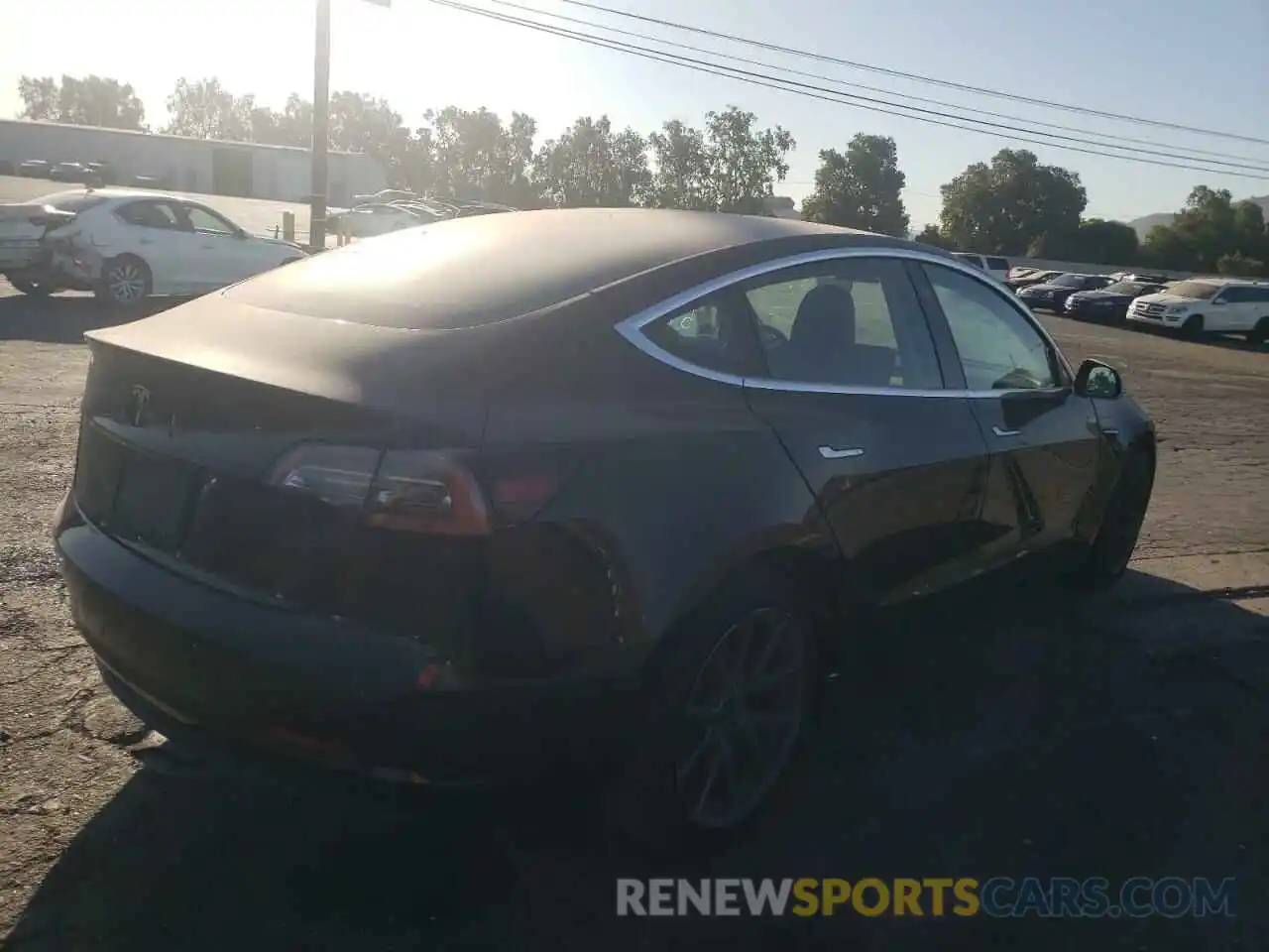 4 Photograph of a damaged car 5YJ3E1EA9KF296694 TESLA MODEL 3 2019