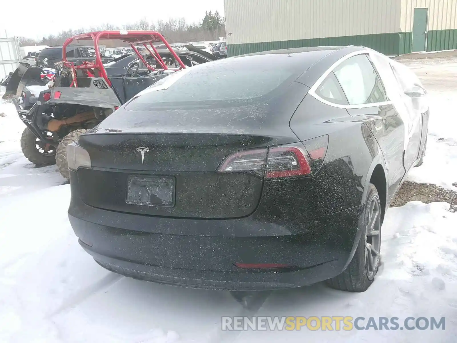 4 Фотография поврежденного автомобиля 5YJ3E1EA9KF296842 TESLA MODEL 3 2019