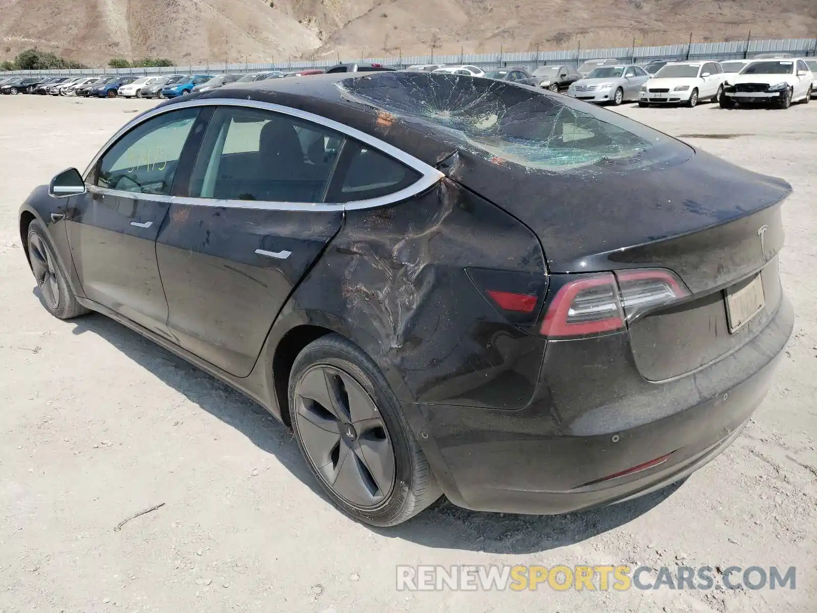 3 Photograph of a damaged car 5YJ3E1EA9KF297019 TESLA MODEL 3 2019