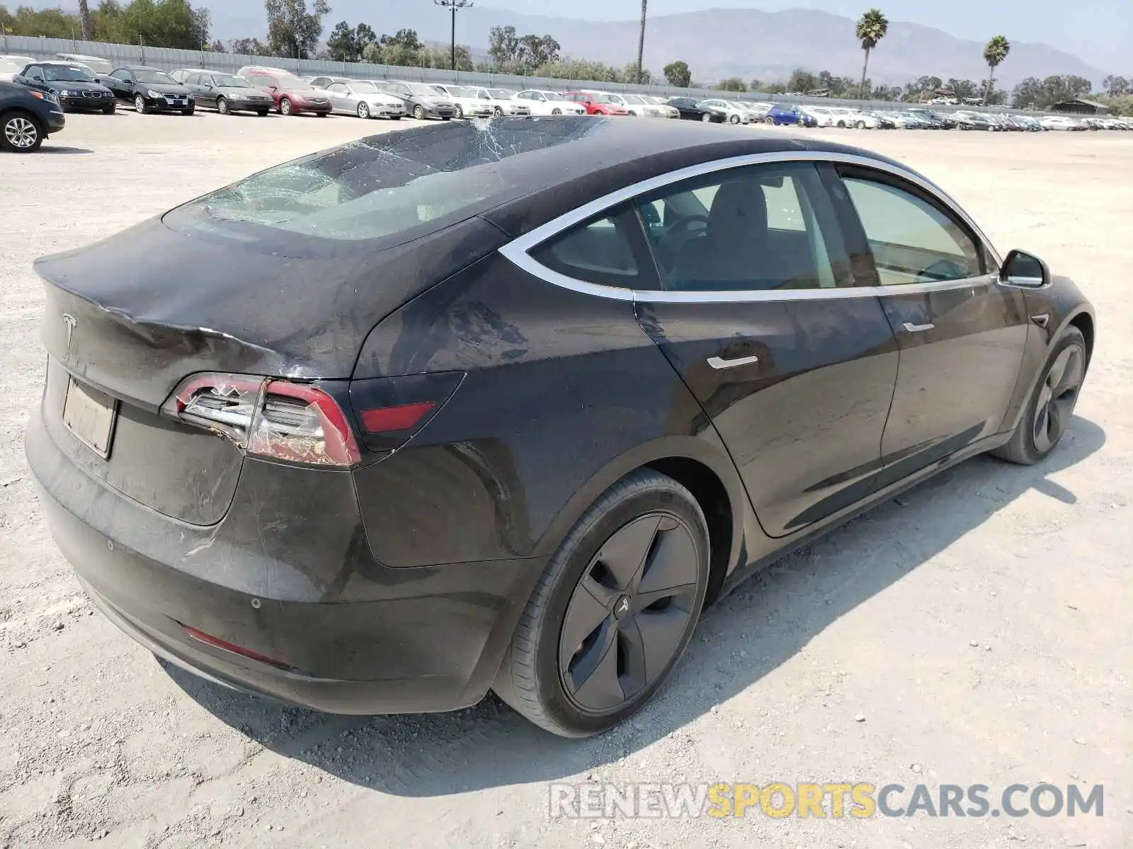 4 Фотография поврежденного автомобиля 5YJ3E1EA9KF297019 TESLA MODEL 3 2019