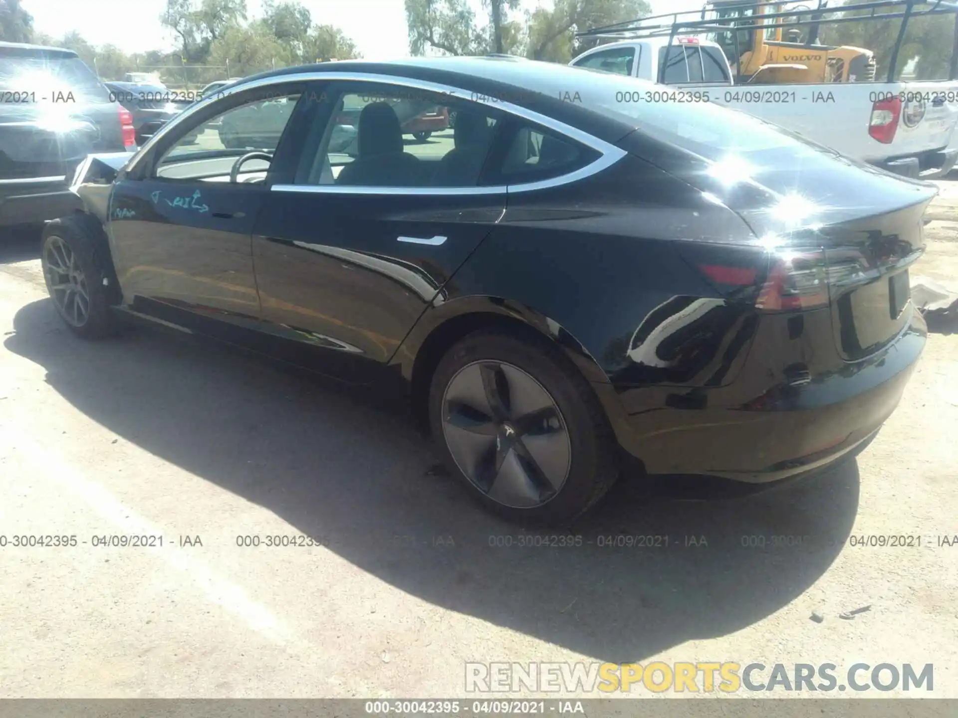 3 Photograph of a damaged car 5YJ3E1EA9KF297425 TESLA MODEL 3 2019