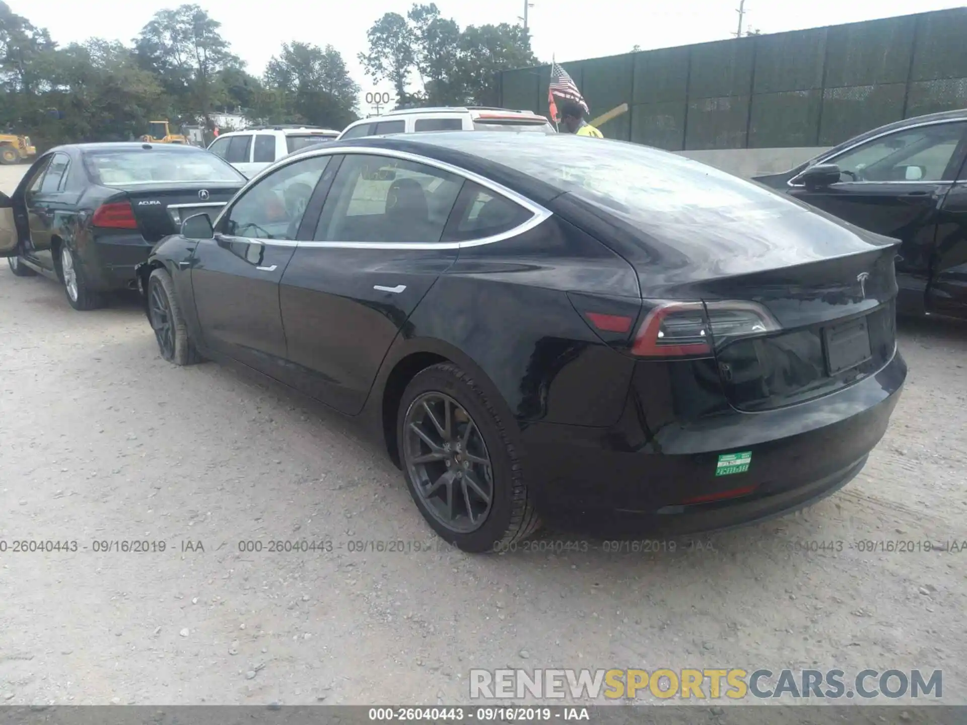 3 Photograph of a damaged car 5YJ3E1EA9KF297909 TESLA MODEL 3 2019