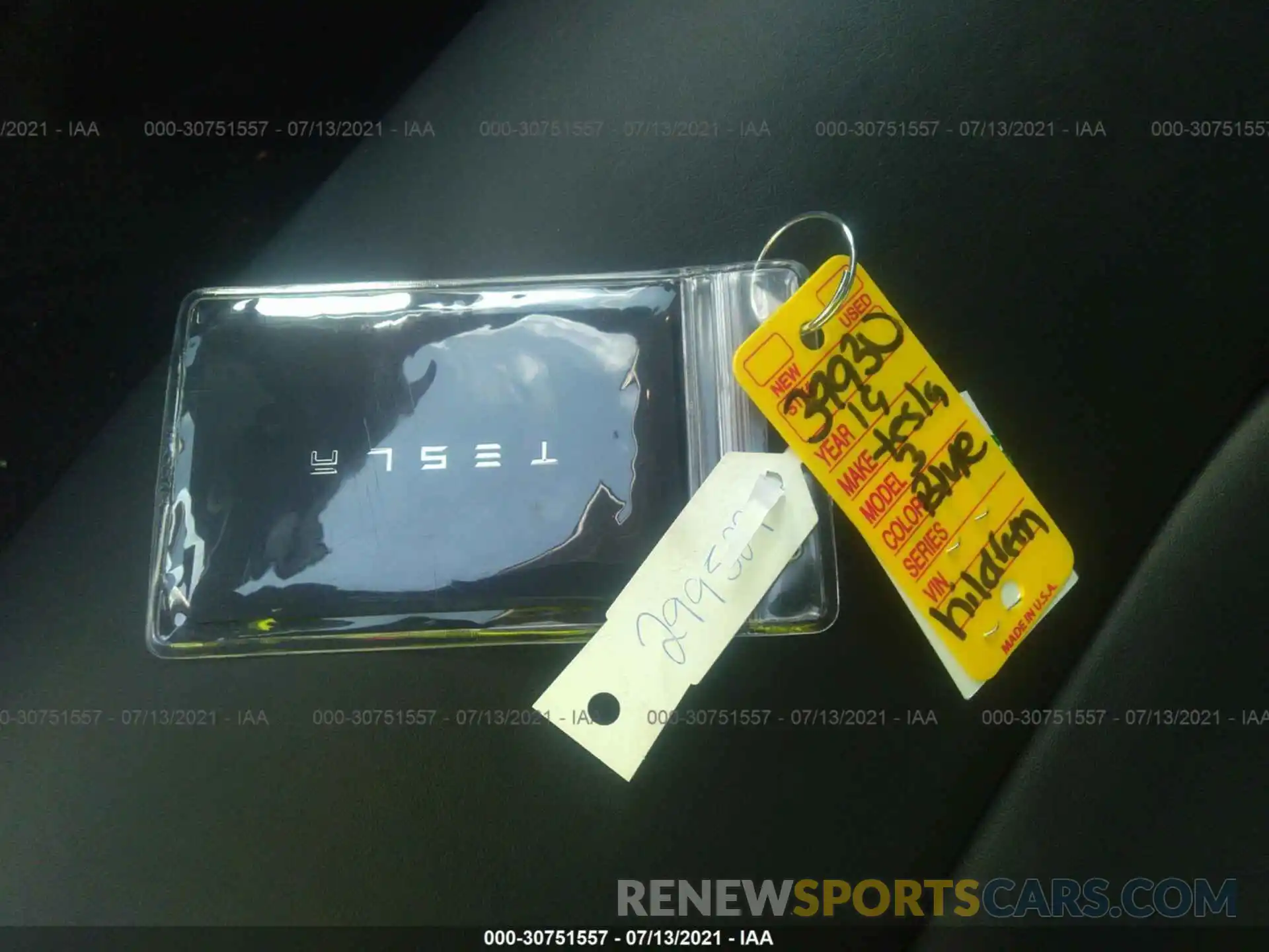 11 Photograph of a damaged car 5YJ3E1EA9KF299529 TESLA MODEL 3 2019