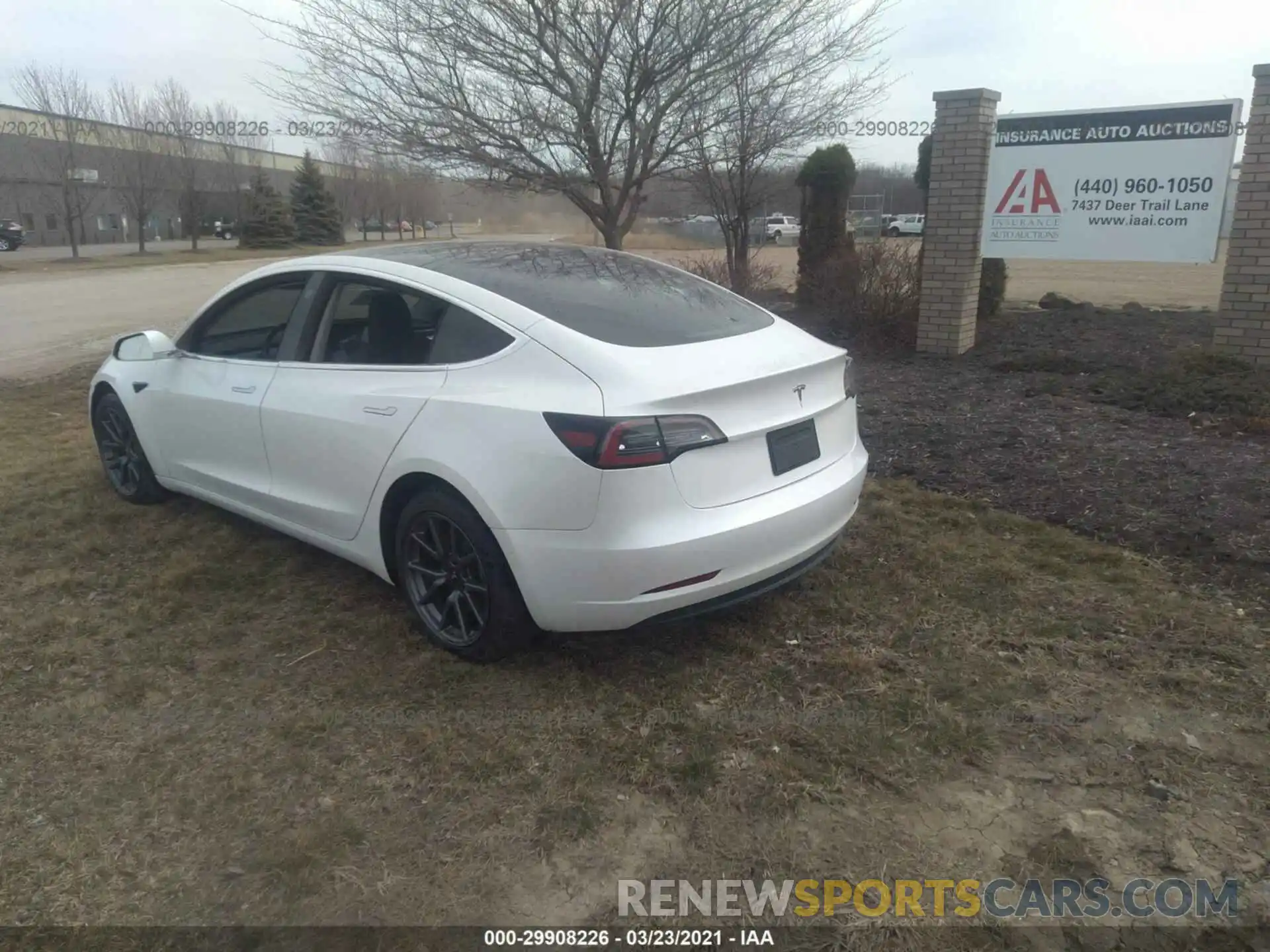 3 Photograph of a damaged car 5YJ3E1EA9KF299711 TESLA MODEL 3 2019