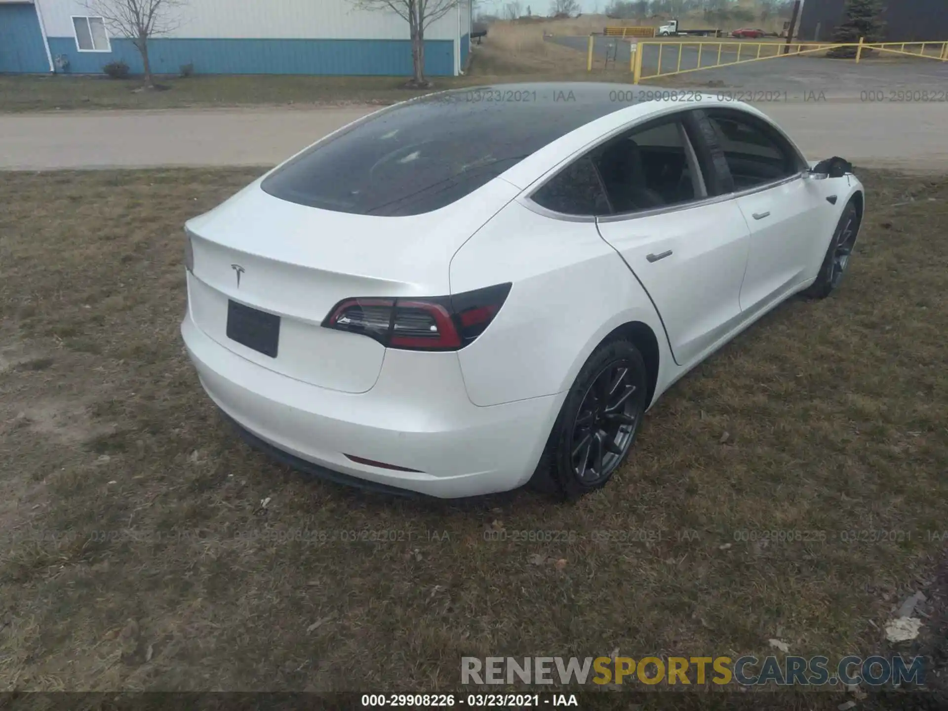 4 Photograph of a damaged car 5YJ3E1EA9KF299711 TESLA MODEL 3 2019