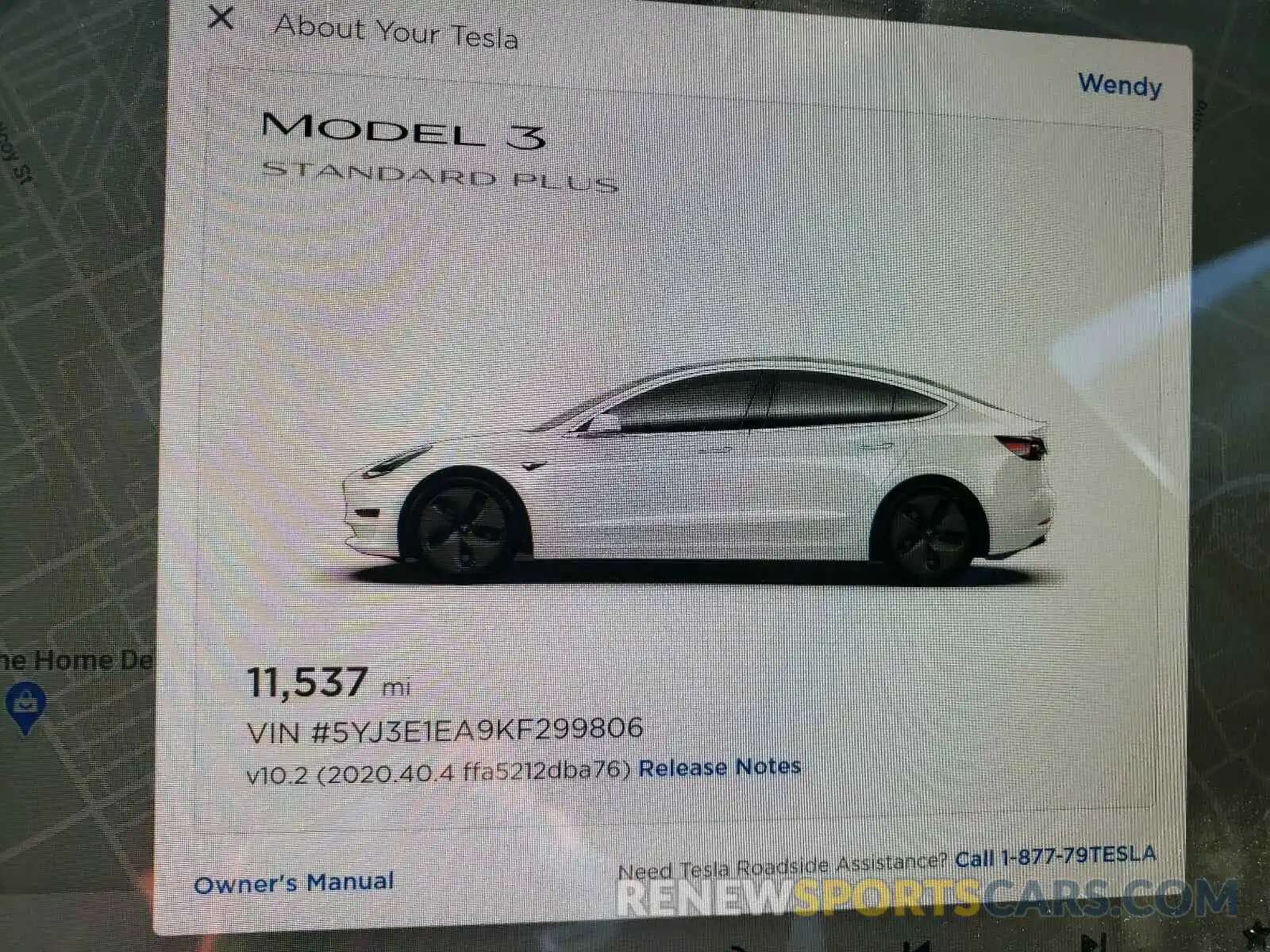 8 Photograph of a damaged car 5YJ3E1EA9KF299806 TESLA MODEL 3 2019