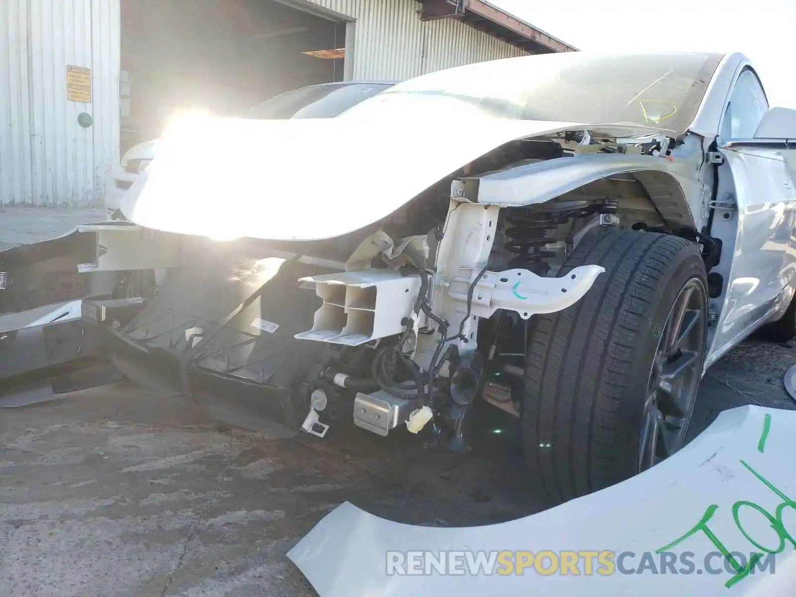 9 Photograph of a damaged car 5YJ3E1EA9KF299806 TESLA MODEL 3 2019