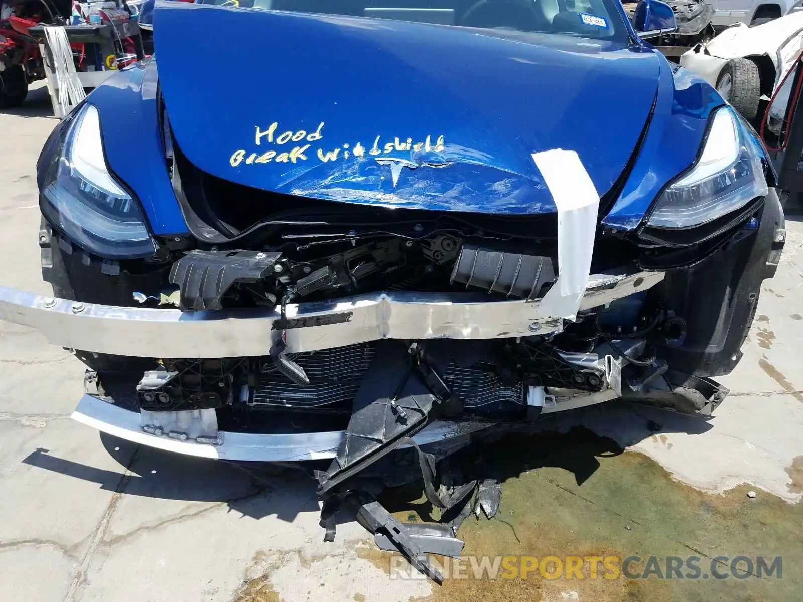 9 Photograph of a damaged car 5YJ3E1EA9KF301182 TESLA MODEL 3 2019