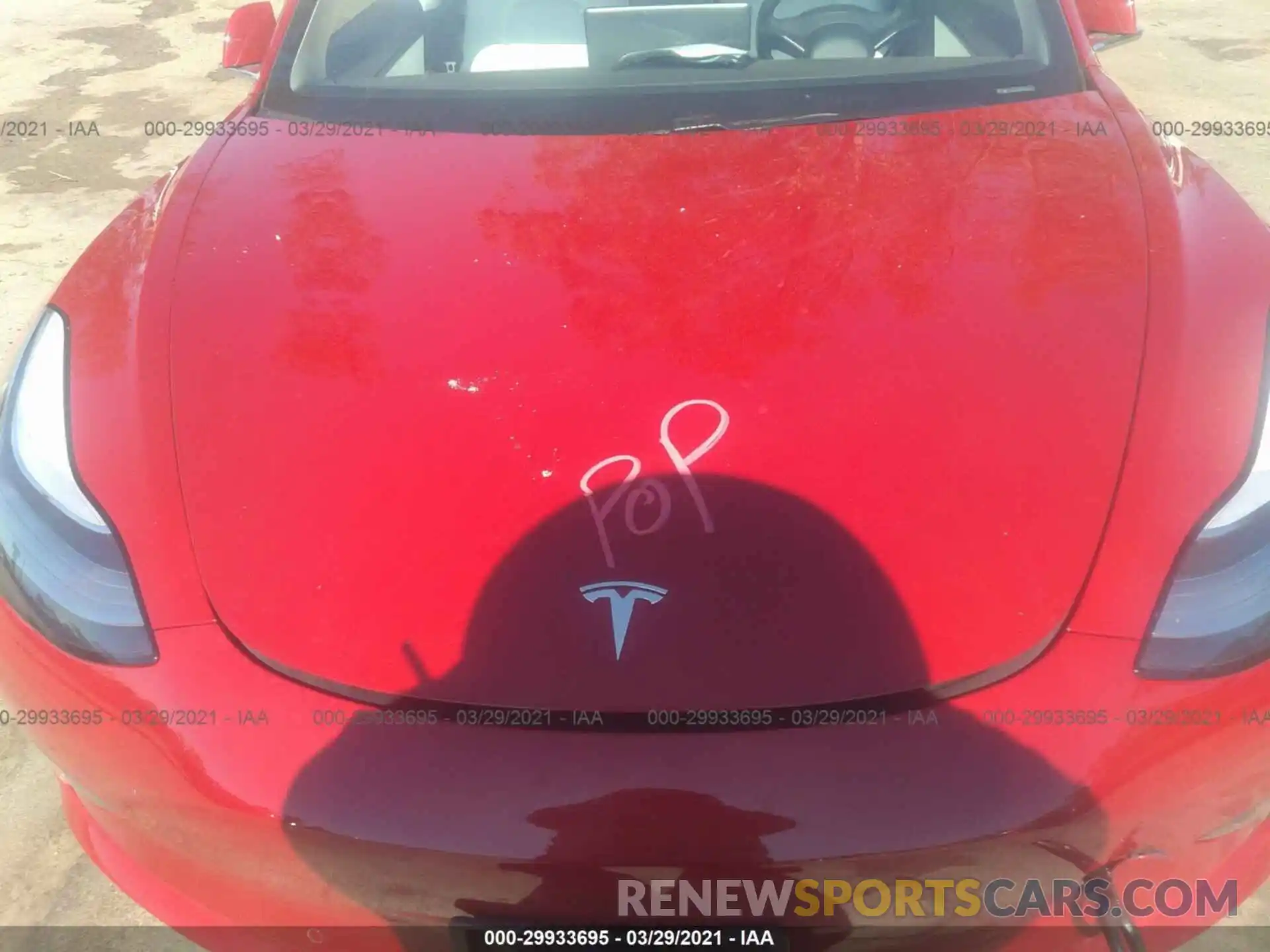 10 Photograph of a damaged car 5YJ3E1EA9KF302395 TESLA MODEL 3 2019