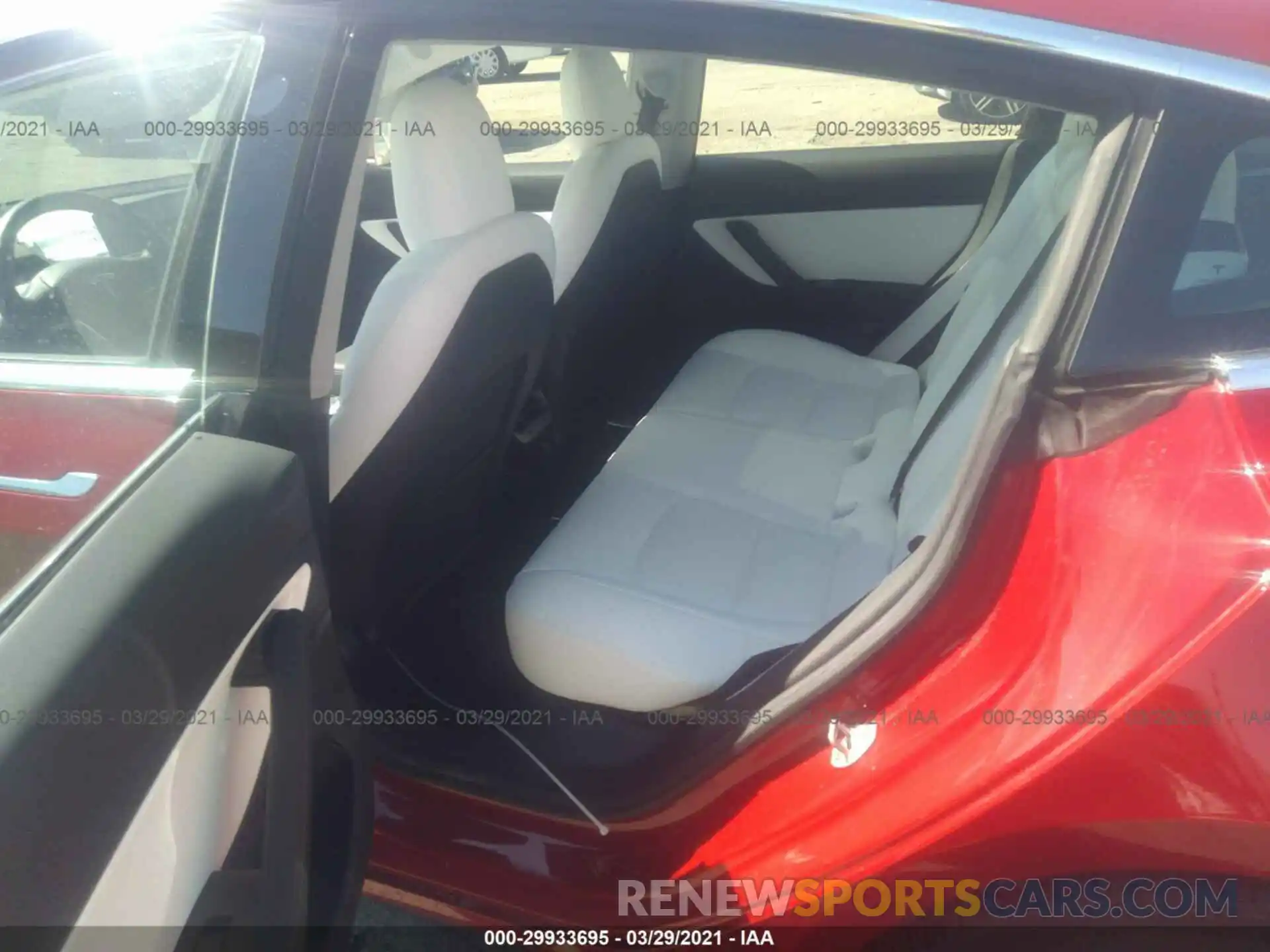 8 Photograph of a damaged car 5YJ3E1EA9KF302395 TESLA MODEL 3 2019