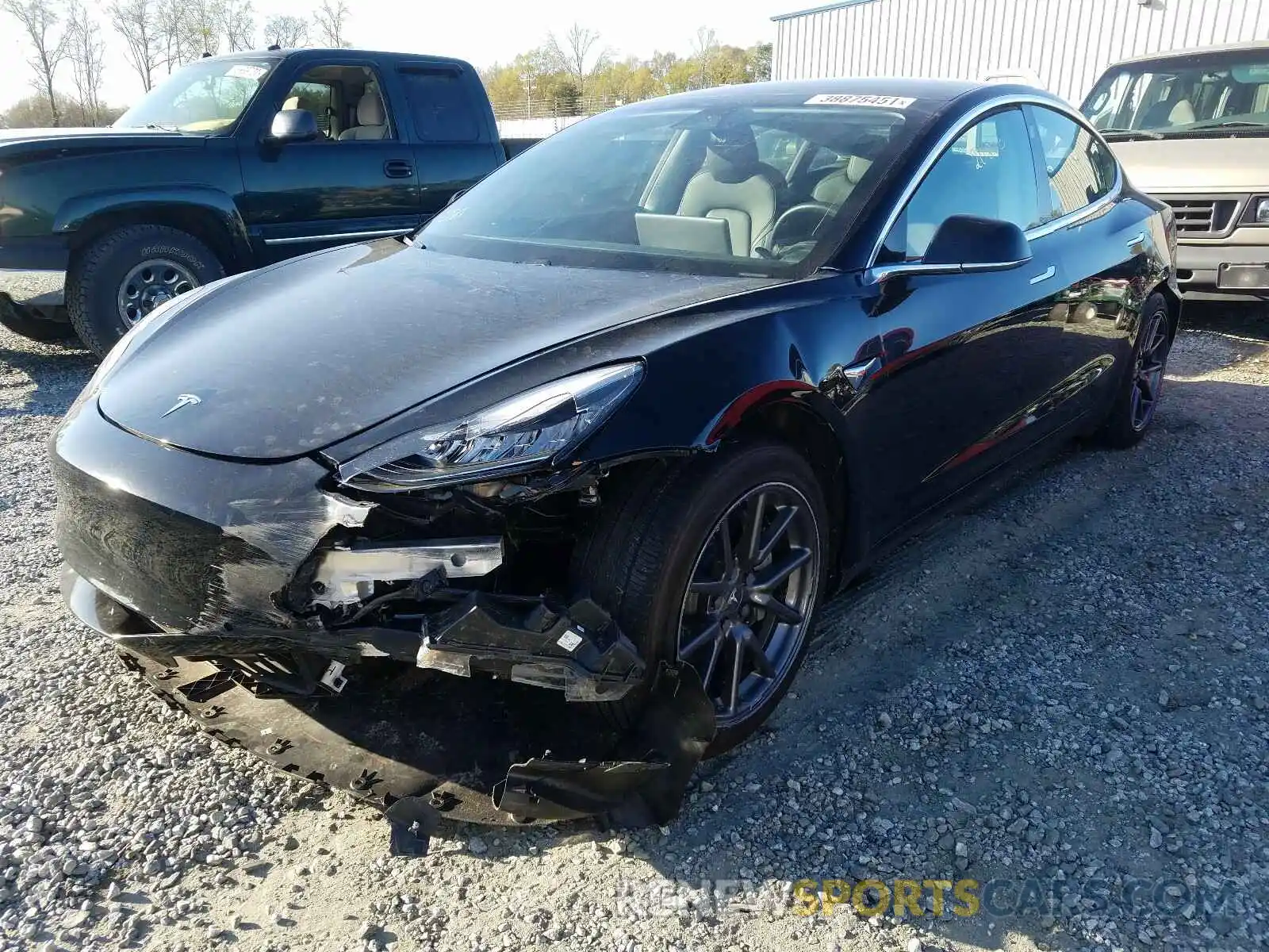 2 Фотография поврежденного автомобиля 5YJ3E1EA9KF306902 TESLA MODEL 3 2019