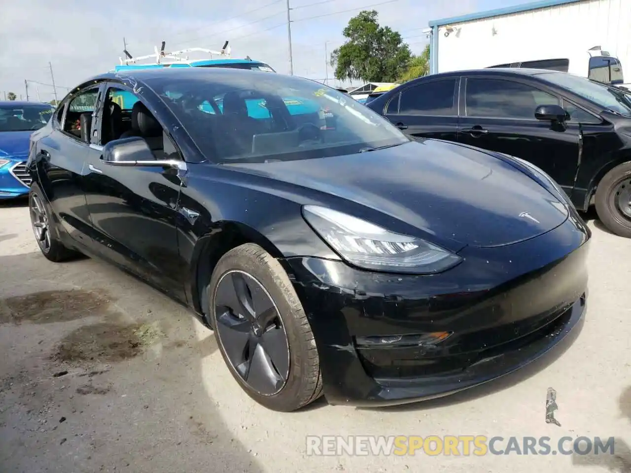 1 Фотография поврежденного автомобиля 5YJ3E1EA9KF306978 TESLA MODEL 3 2019